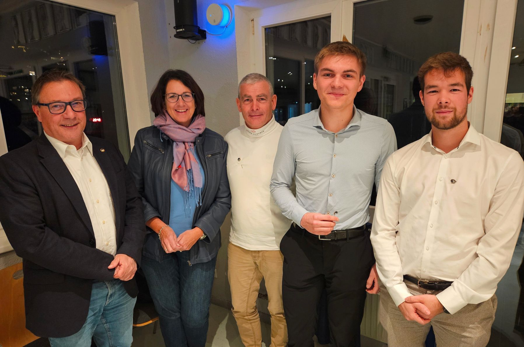 Ehrennadel des SV Lochau in Silber für einige Mitglieder des Lochauer Schivereines.
