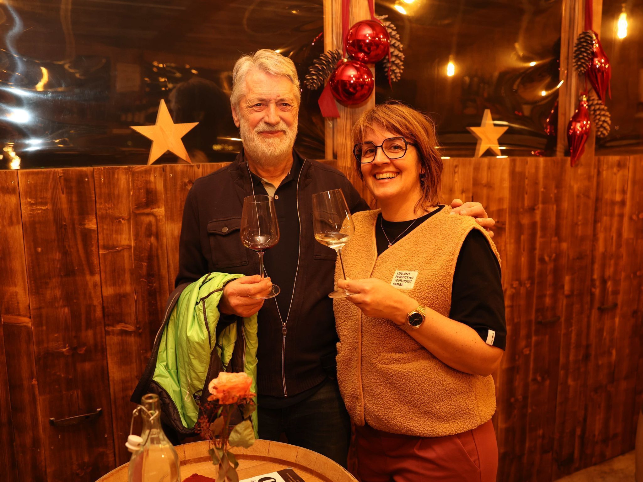 Herbert Müller und Zahntechnikerin Doris Kuster.