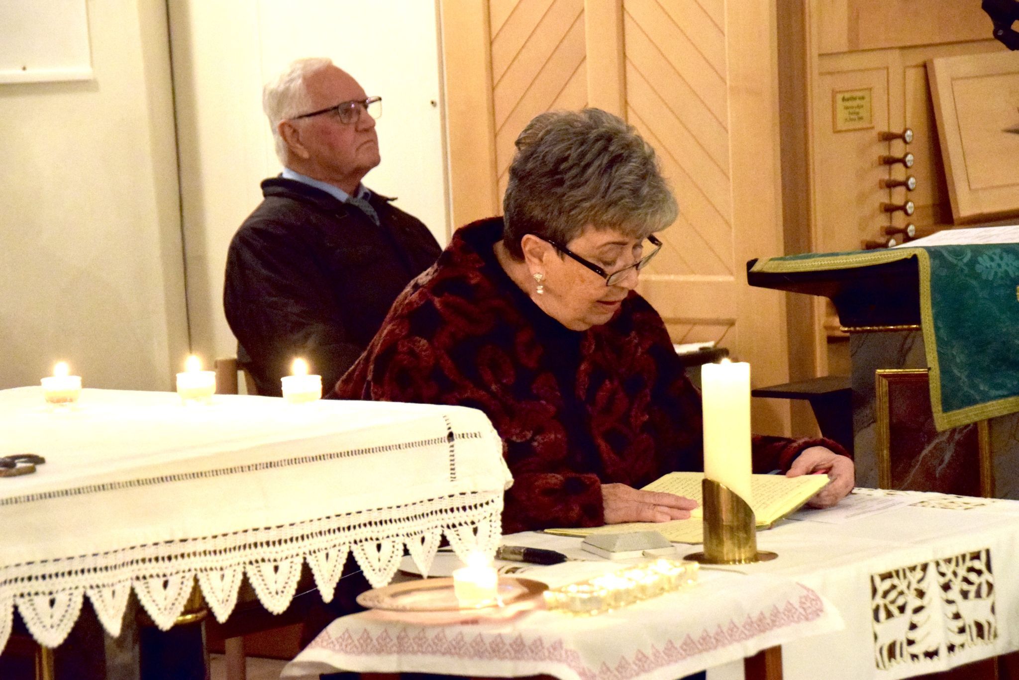 Mundartautorin Lidwina Boso las selbstverfasste Texte.