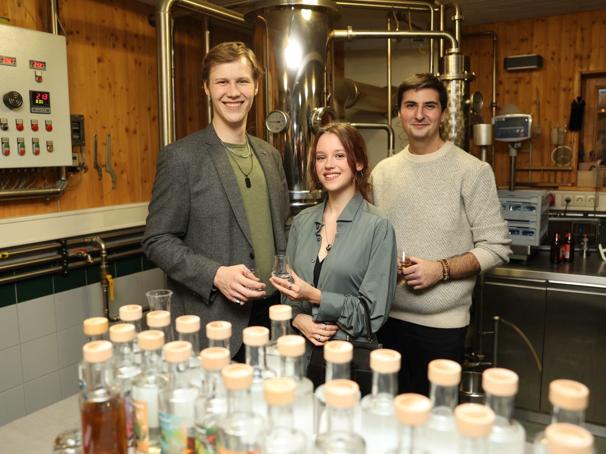 David Gassner (Dt. Vermögensverwaltung), Luca Luschtinez und Ranon Eker.