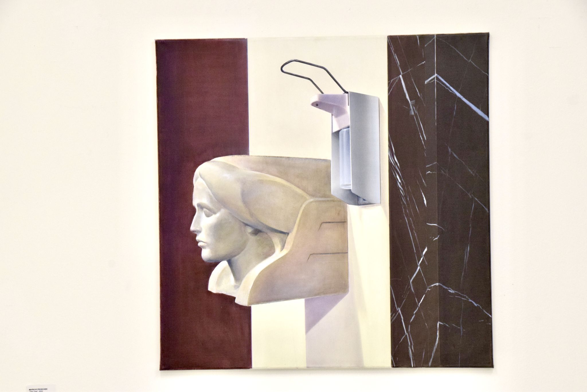 Ein Kunstwerk von Markus Proschek im Kunstforum Montafon.