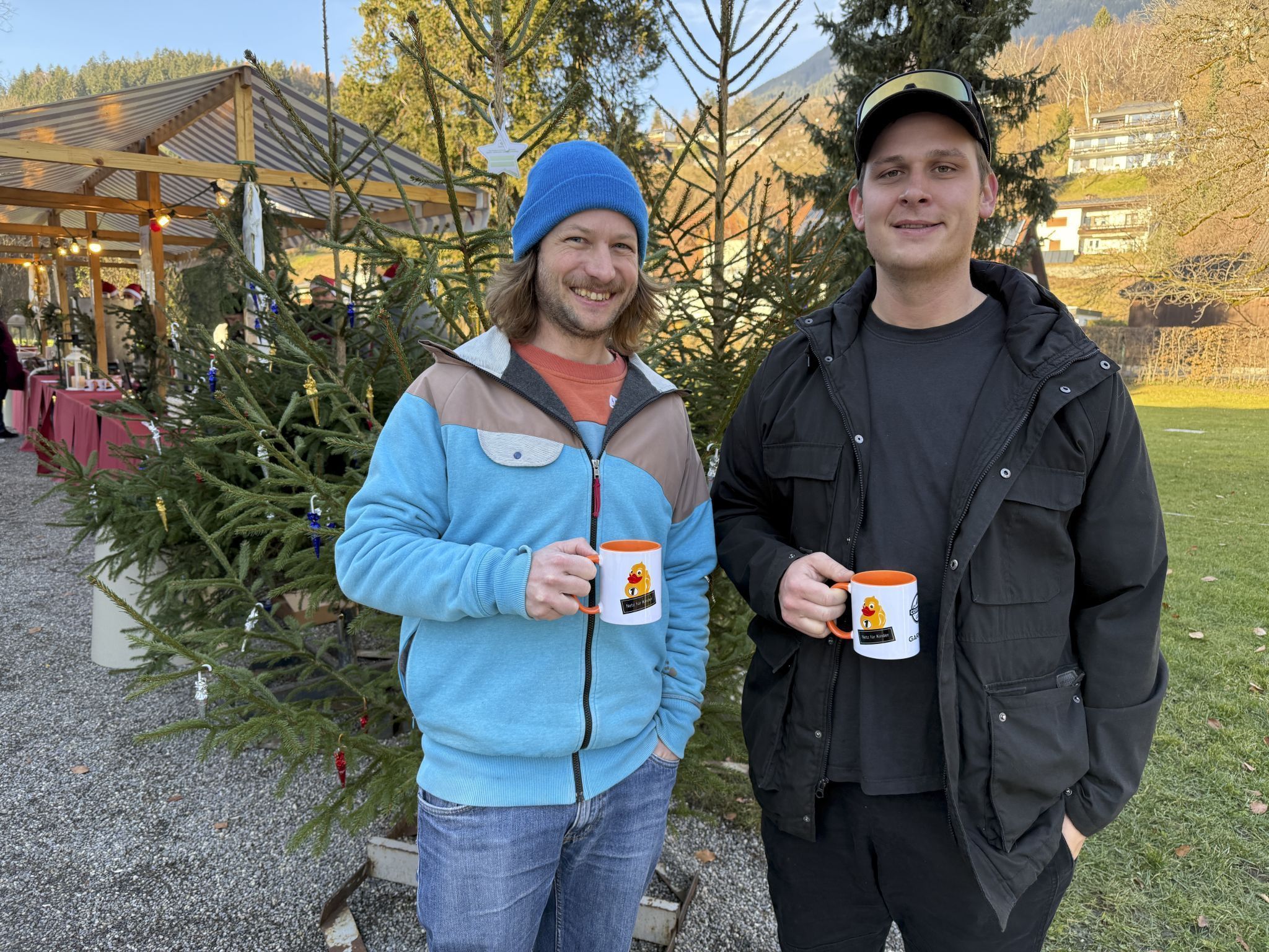 Ulrich Jahn und Sandro Walter waren unter den Besuchern