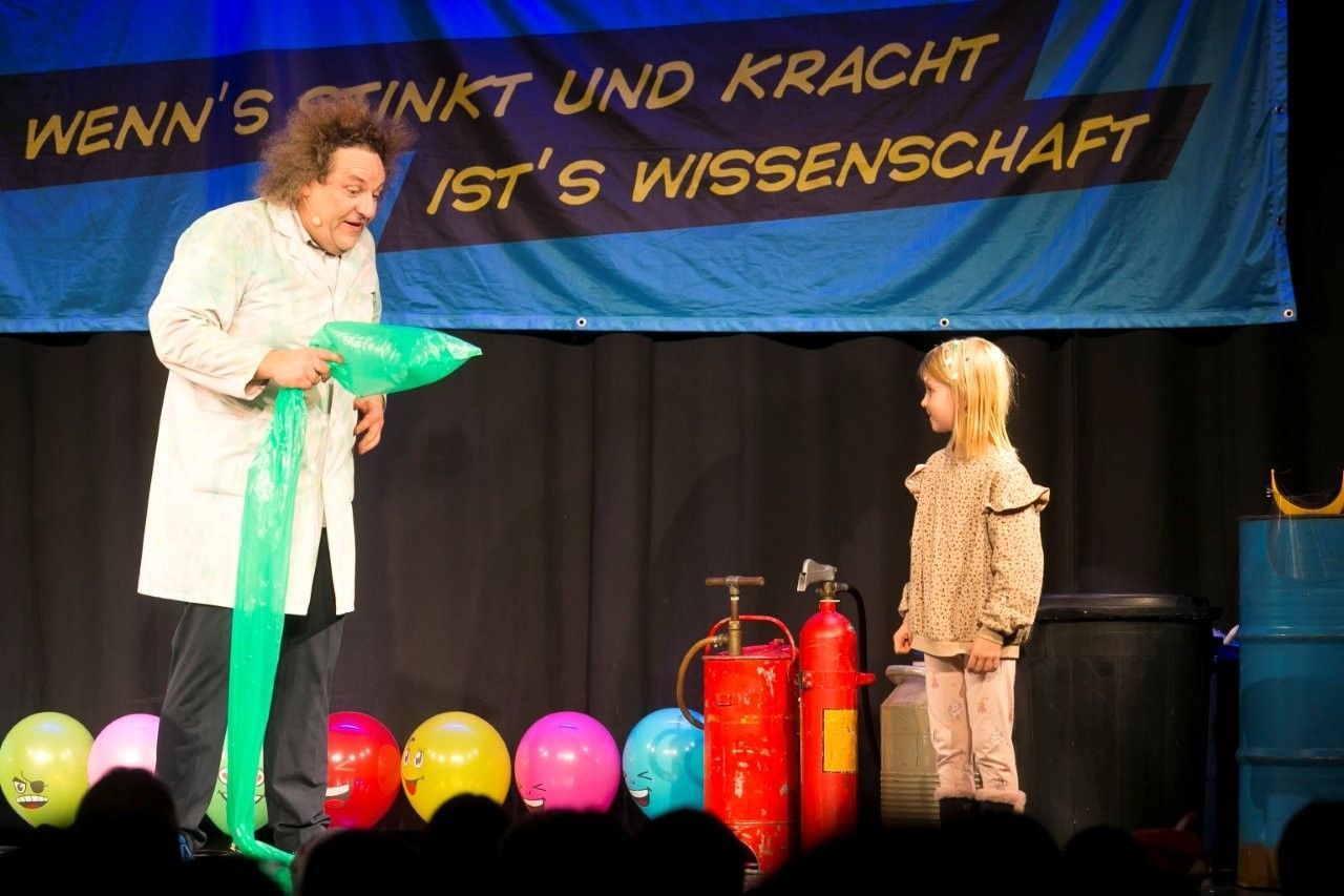 Konrad Stöckel lieferte Unterhaltung pur.