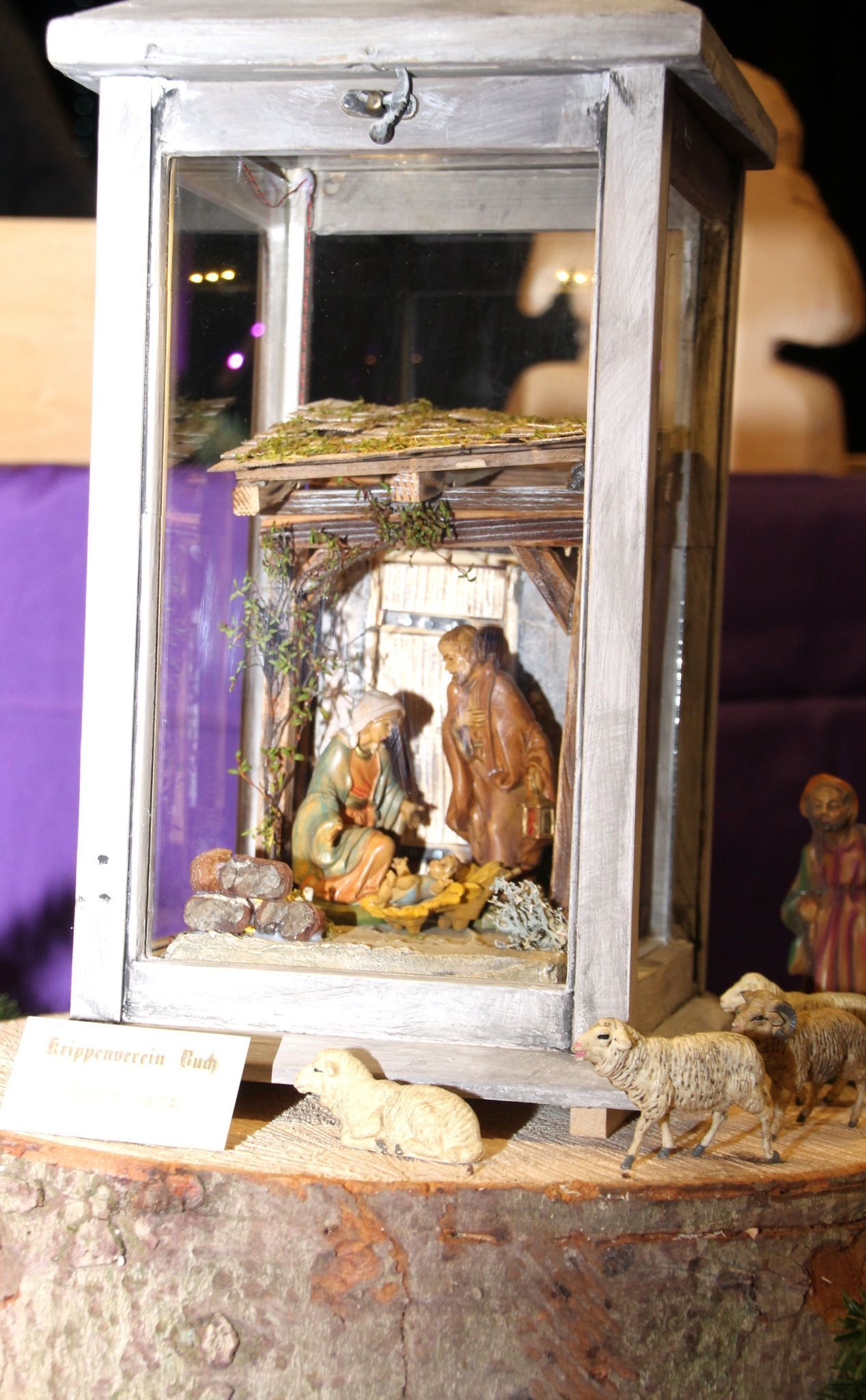Die Weihnachtskrippe im handlichen