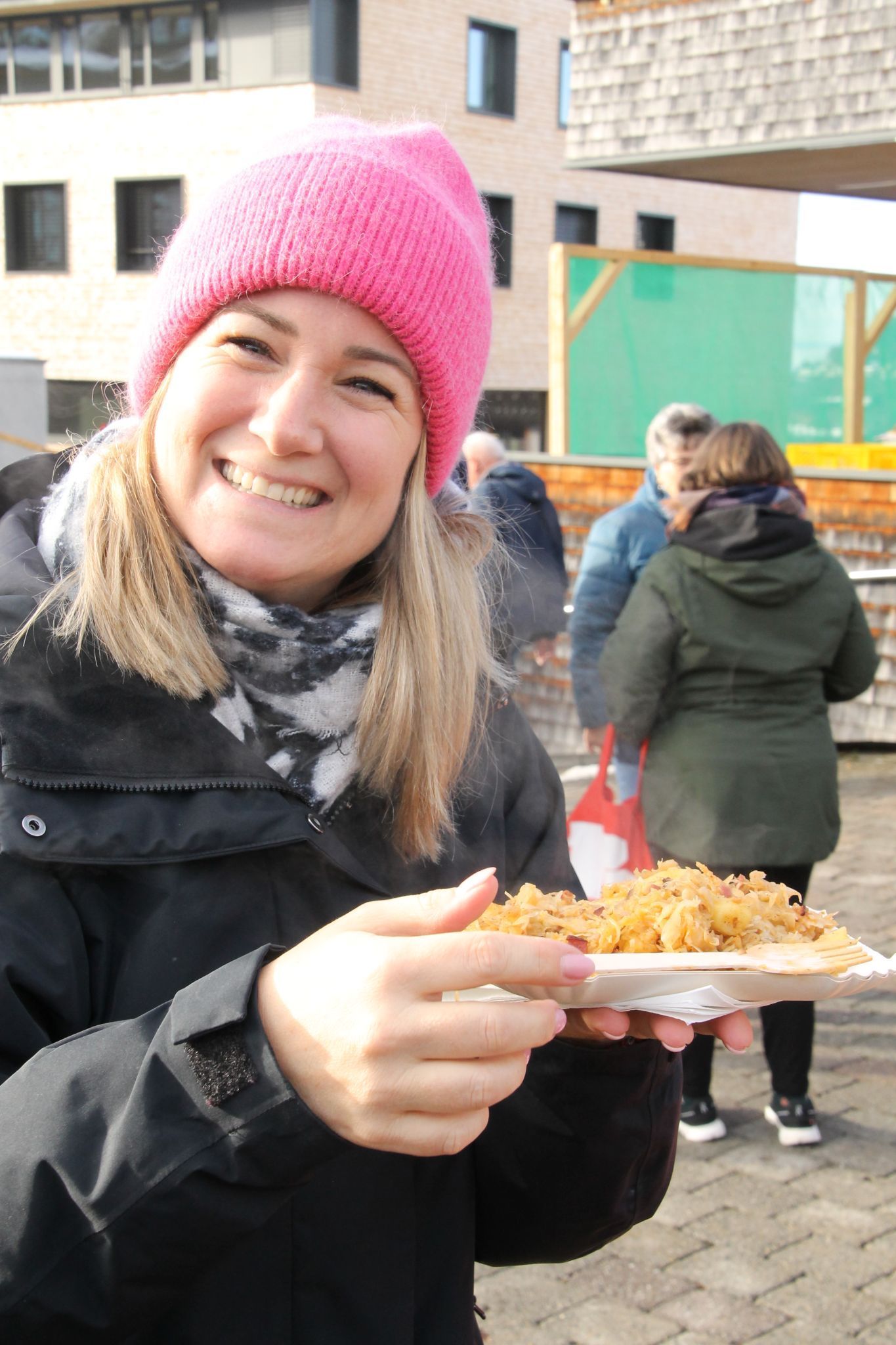 Eine gute Wahl: Meike gönnte sich eine Portion Schupfnudeln