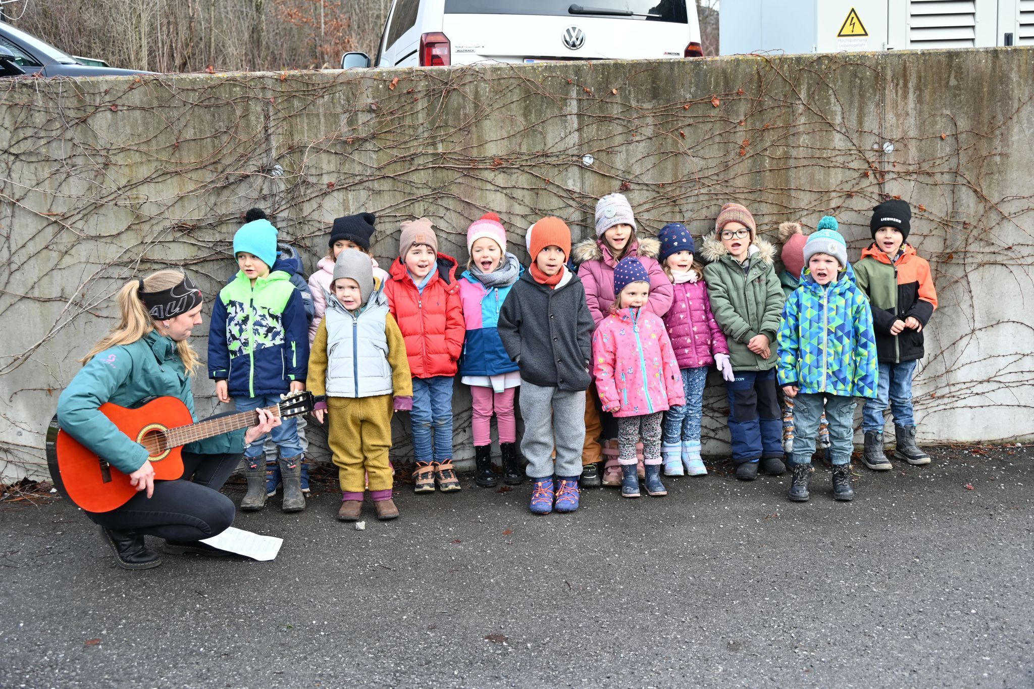 Die Kinder der EMP-Klasse der Musikschule Klostertal begeisterten die Besucher.