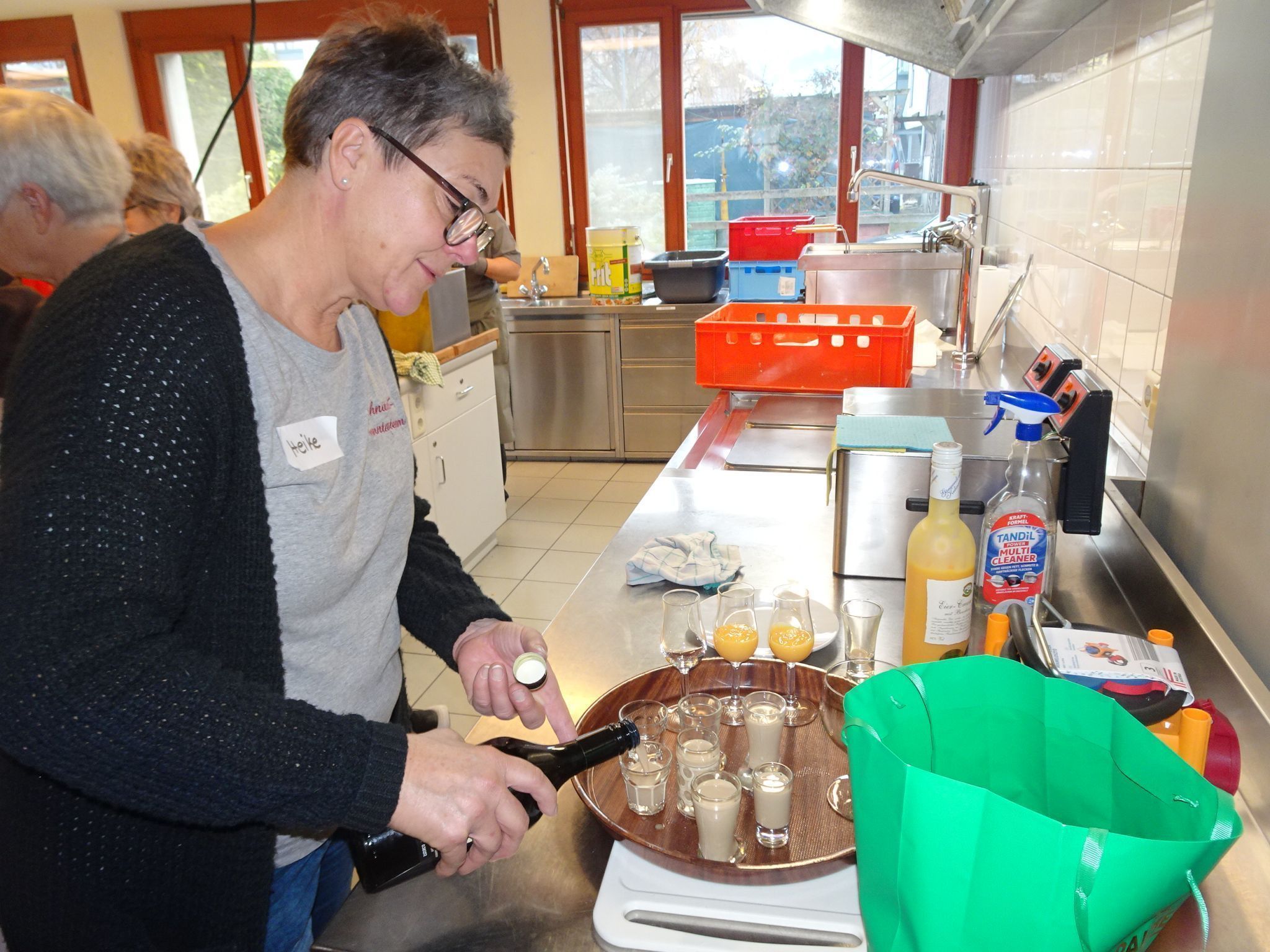 Auch für ein feines Schnäpschen blieb Zeit.