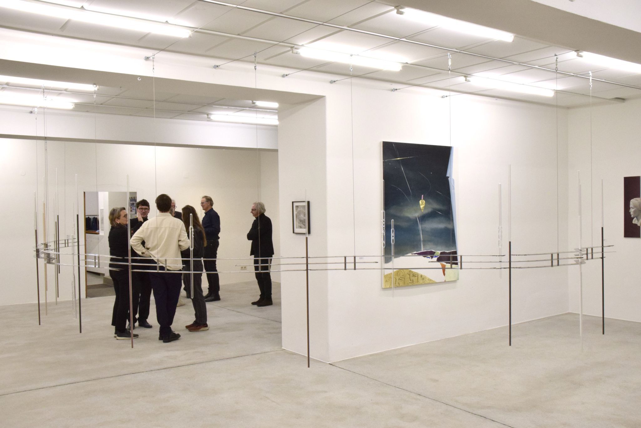 Immer wieder gerne kommt kunstinteressiertes Publikum in das Kunstforum Montafon in Schruns.