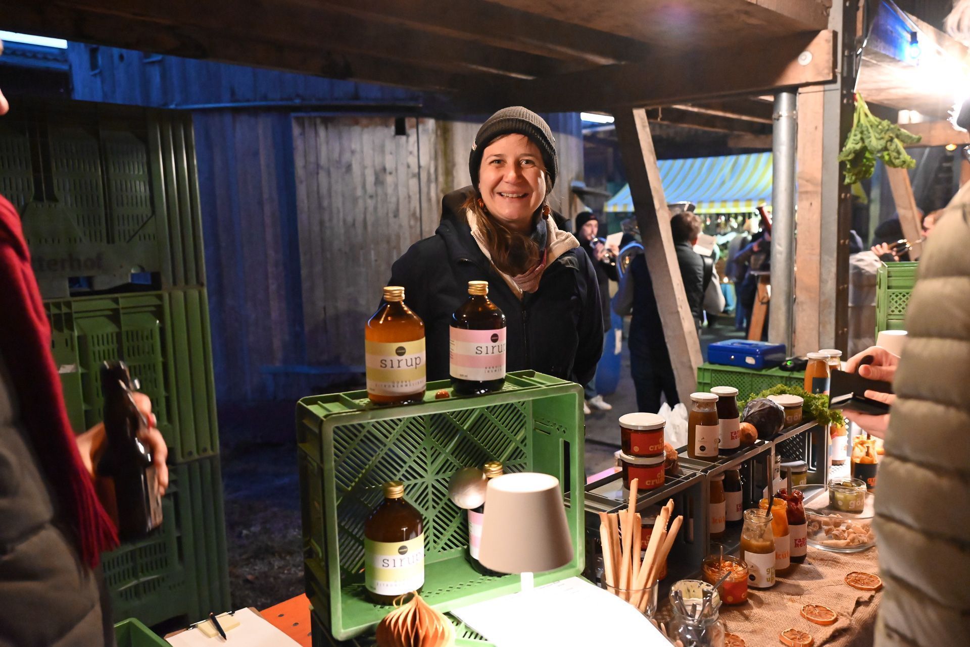 Lisi Jäger vom Vetterhof verkaufte Produkte des Hofes.