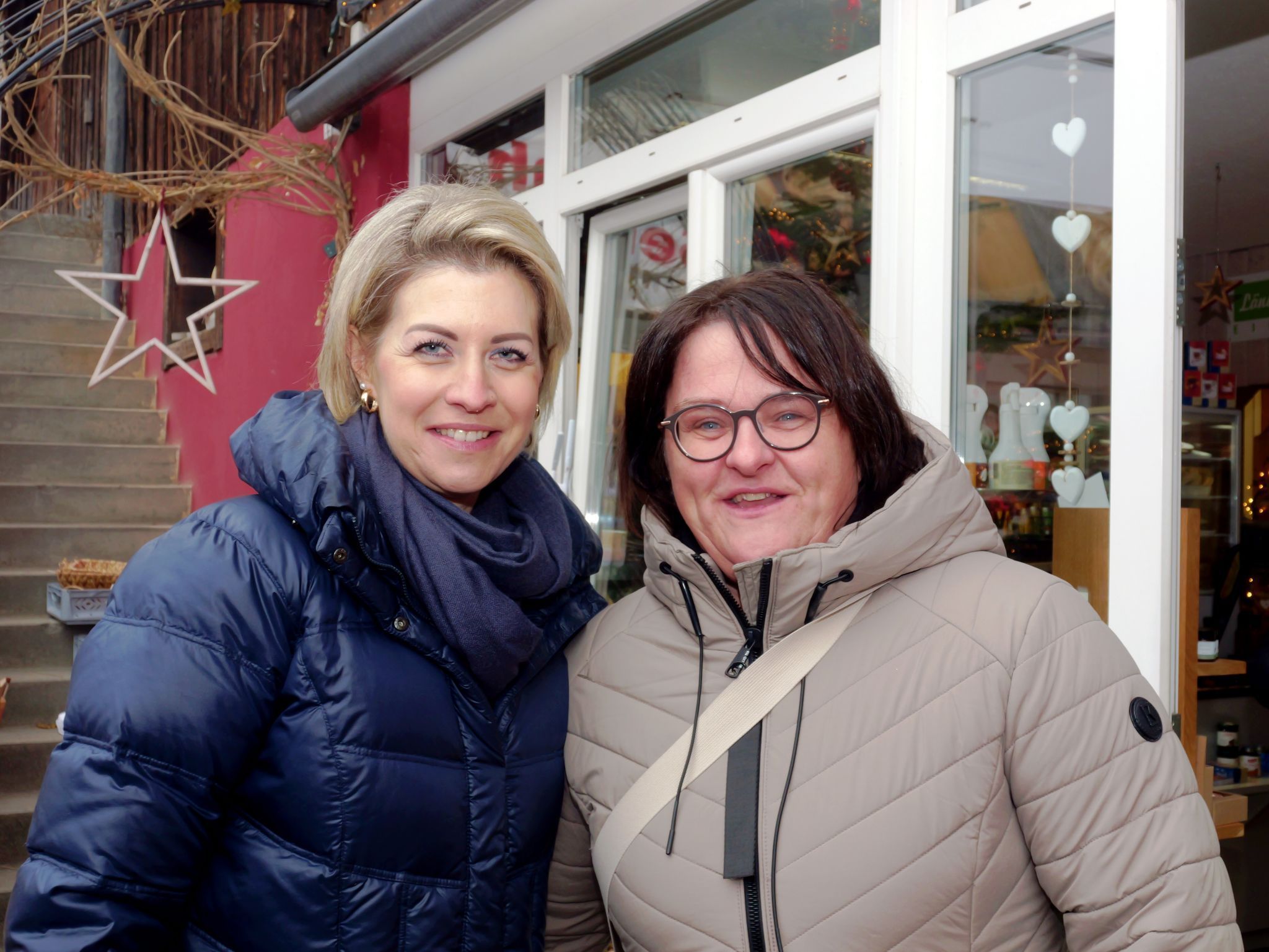 Sabine Kasper vom Sennhof Rankweil und Simone Rheinberger.
