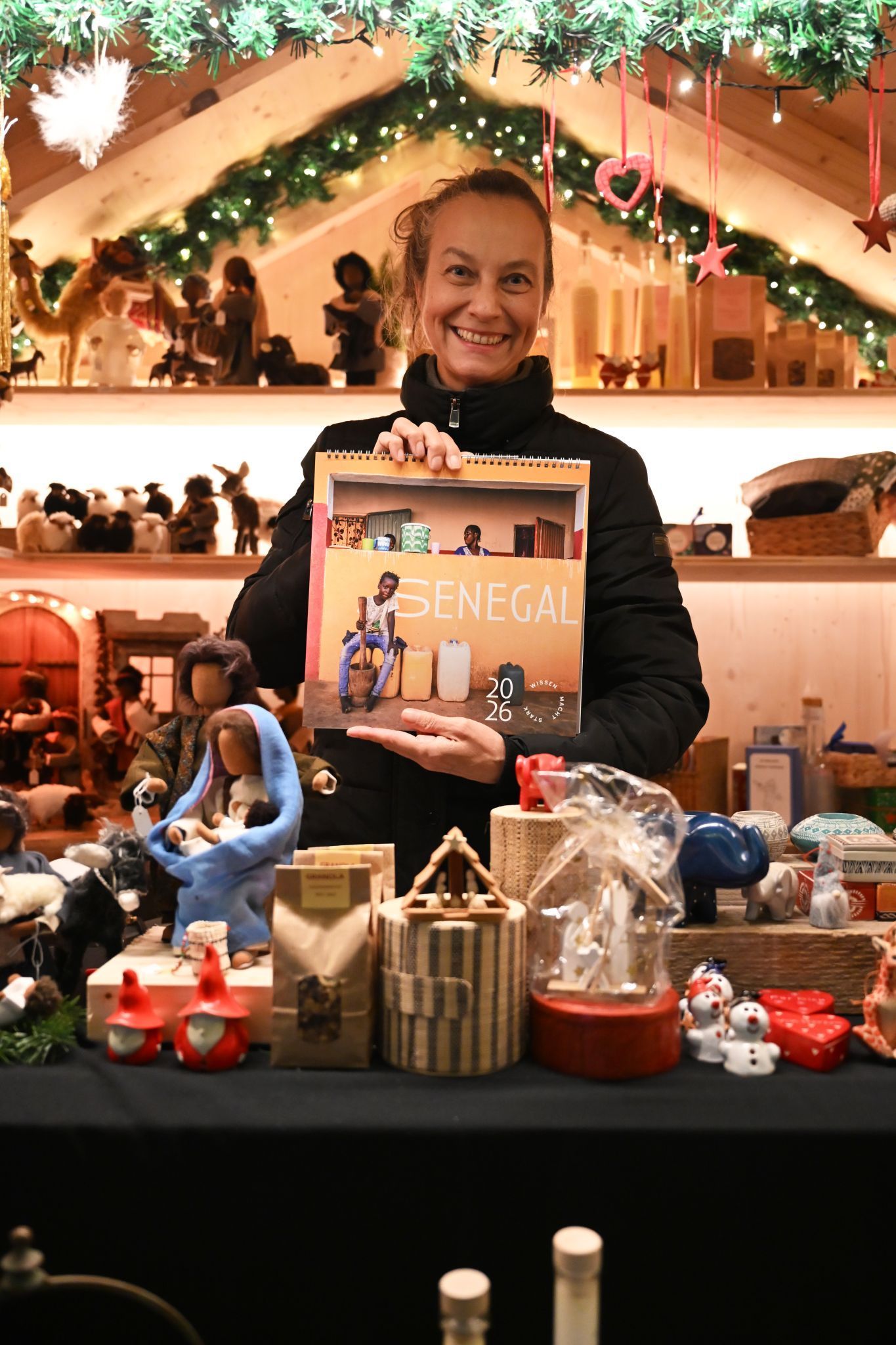 Der Senegal-Fotokalender 2026 ist am Stand von „Wissen macht Stark“ erhältlich.