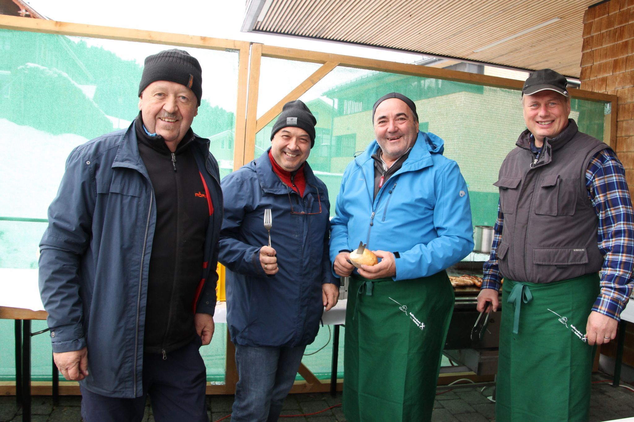 Im Großeinsatz war der Kameradschaftsbund Buch beim Klosamarkt