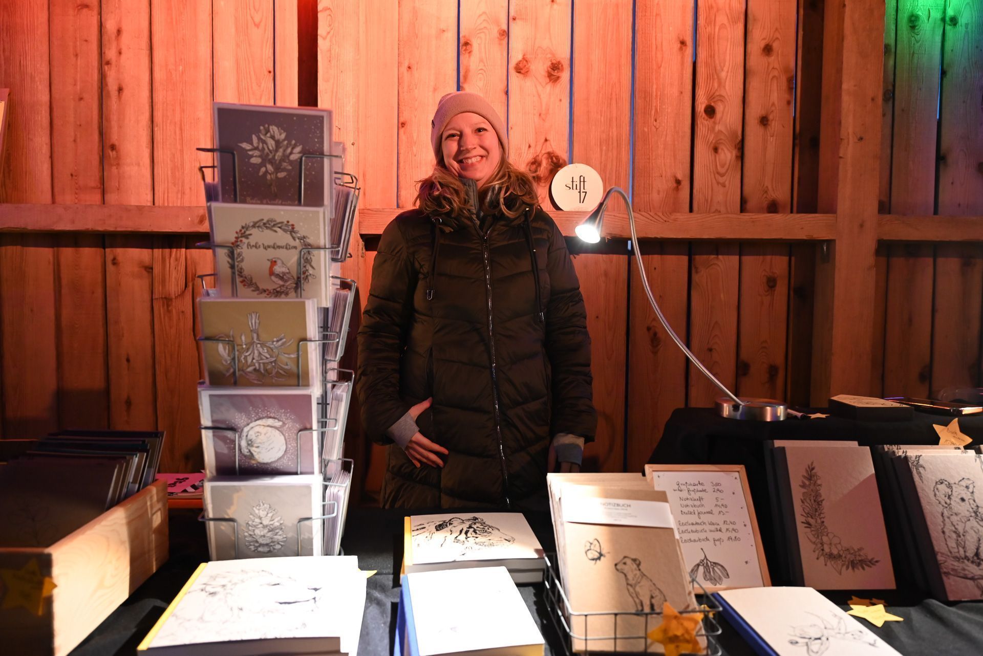 Liebevolle Papeterie gab es am Stand von Stift 17 zu finden.