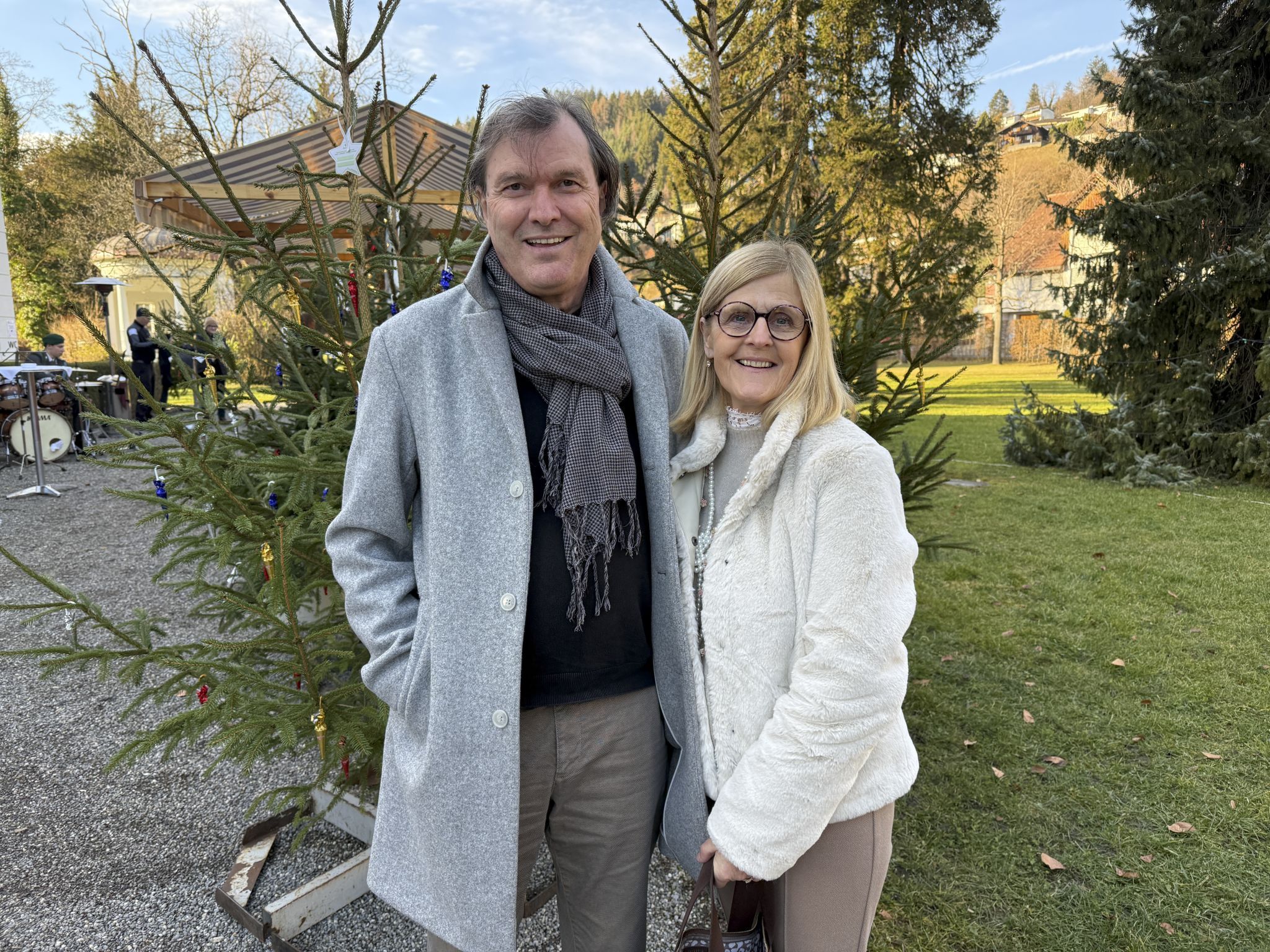 Doris Spiegel kam mit ihrem Mann Gerhard Fuchs