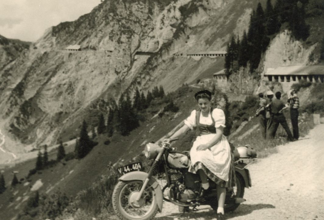 Eine schöne Ausfahrt mit dem Motorrad.