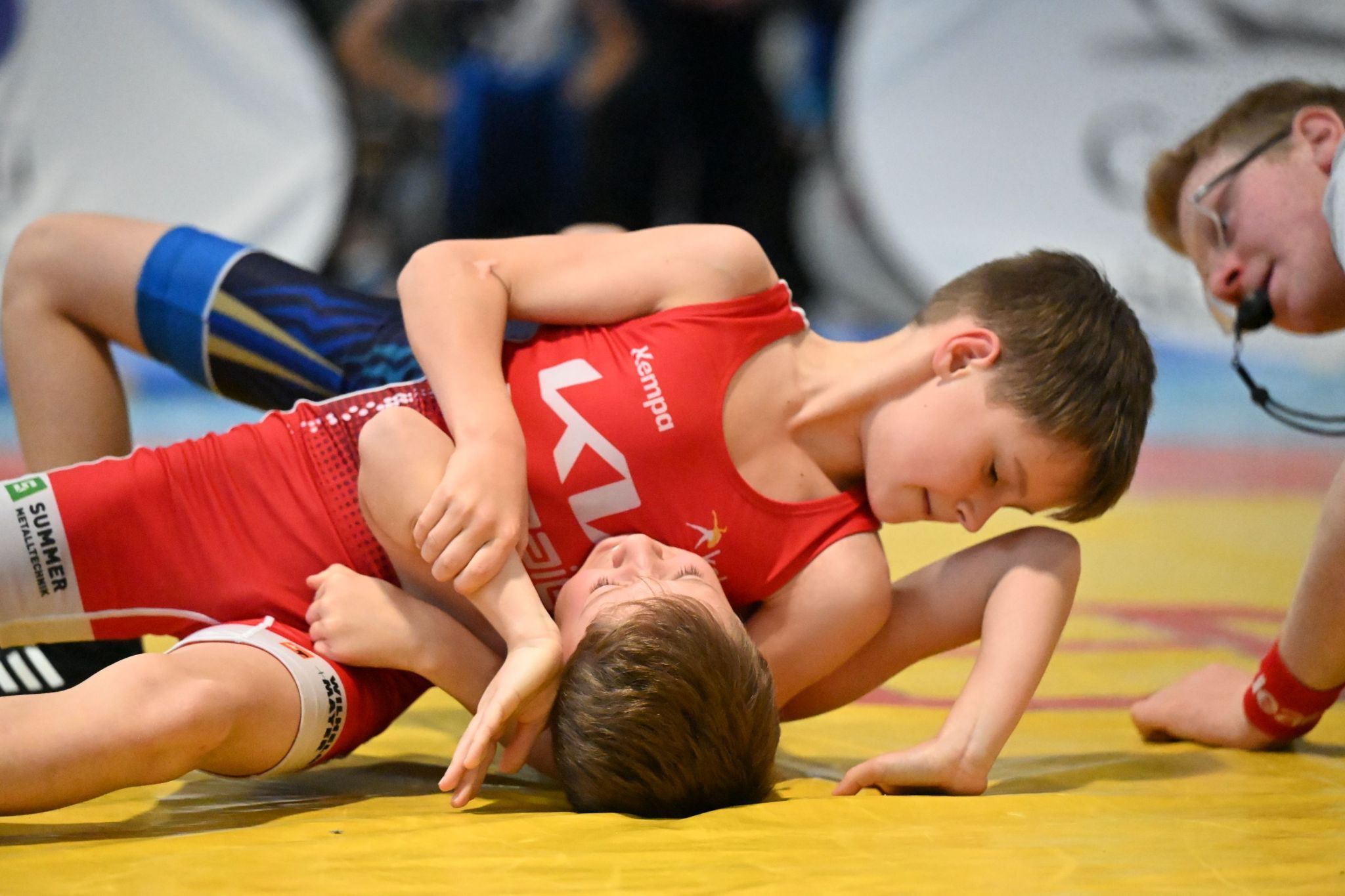 Sieg durch technische Überlegenheit für die Klauser Ringer war oft angesagt.