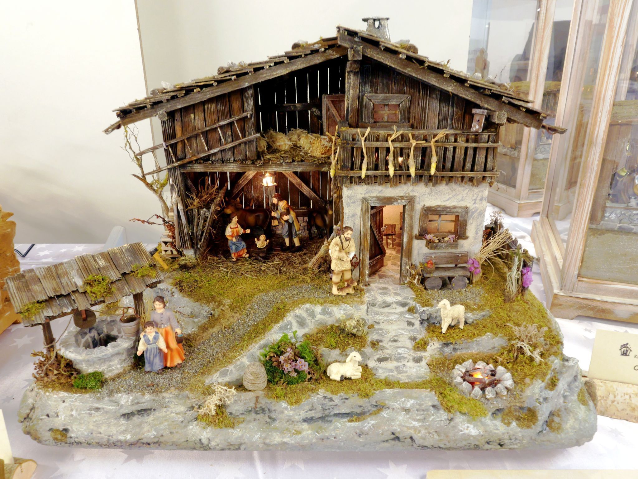 Oliver Margreitter präsentierte eine bezaubernde heimische Krippe.
