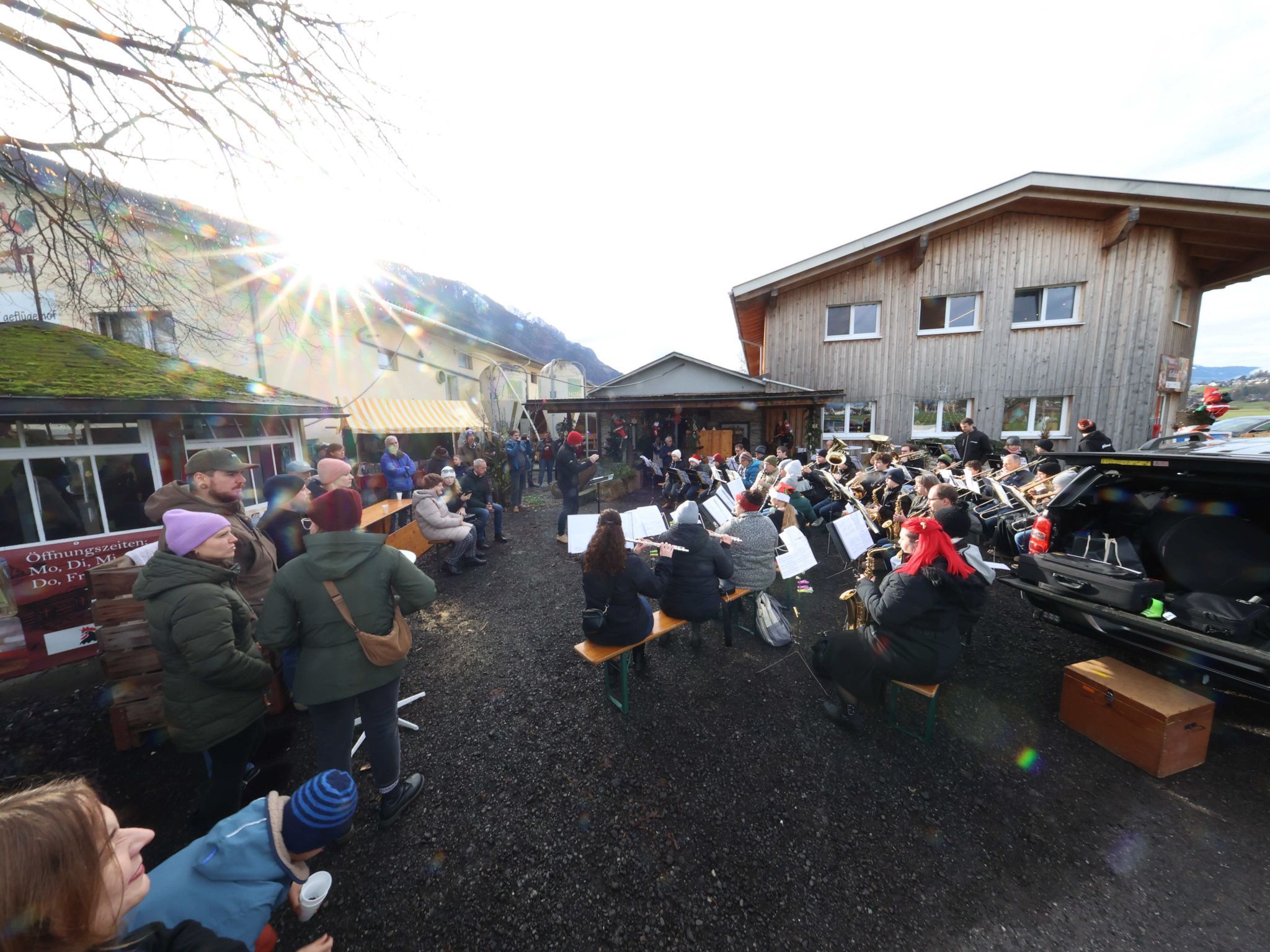 Nach einer kurzen Regenphase kam für den Rest des Tages die Sonne heraus.