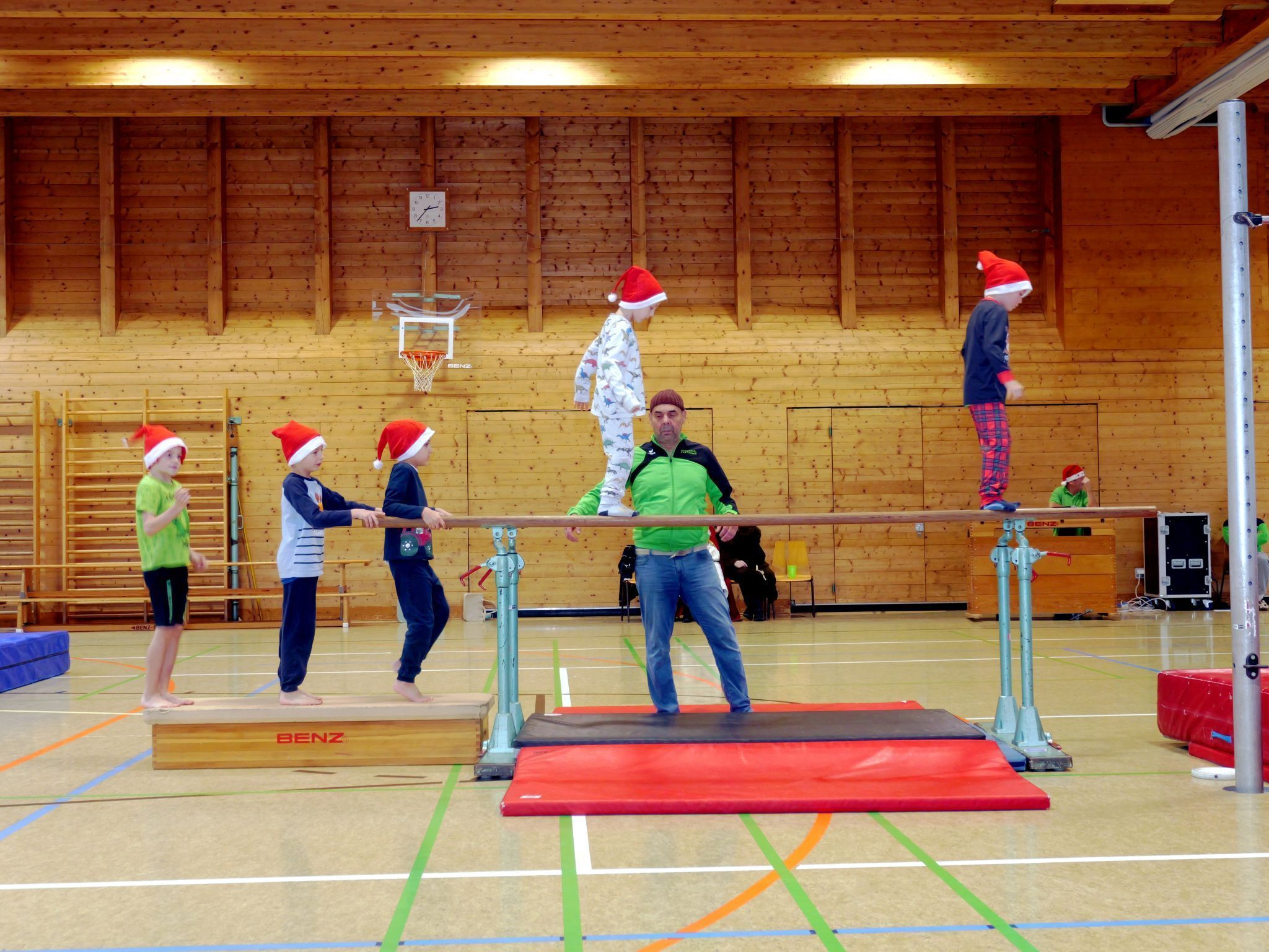 Schon die Jüngsten zeigten ihre Freude an Bewegung und Balance.