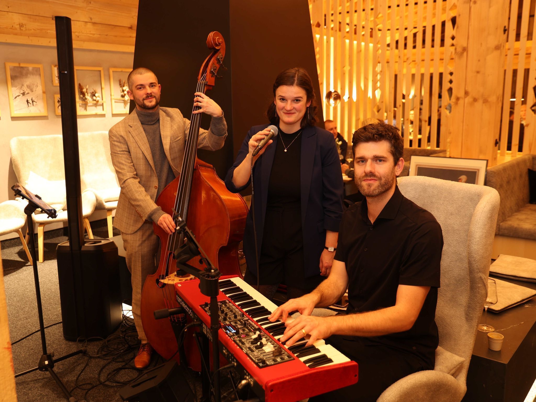 Vincent Rein, Larissa Schwärzler und Bastian Berchtold (