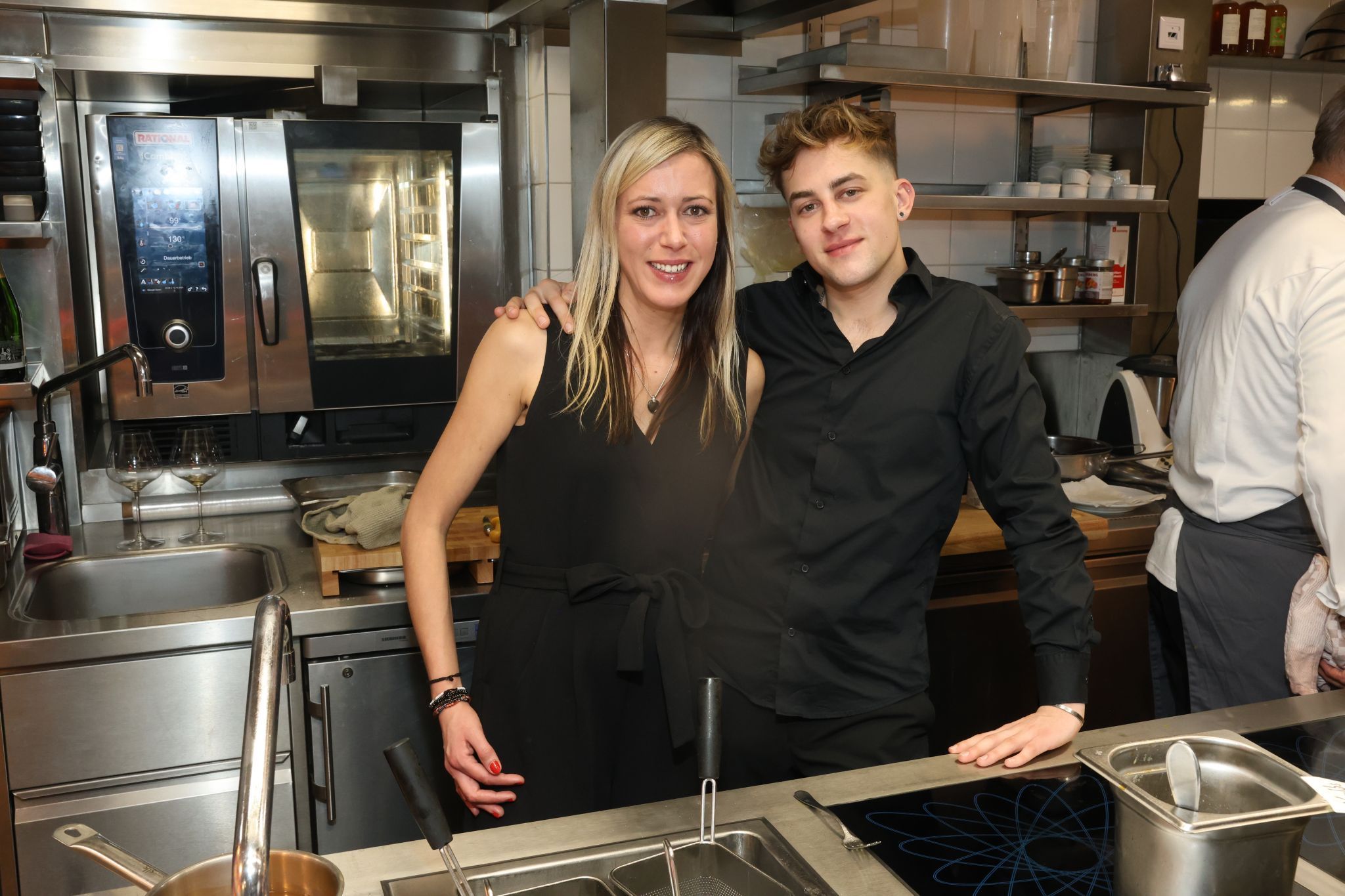 Dieter Koschinas Kinder Deborah und Paul.