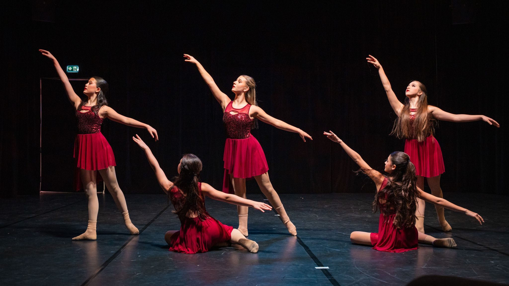 Tanzsport vom Feinsten boten die fünf Athletinnen von der Dance Hall Tanzschule Götzis.raffaelle sage