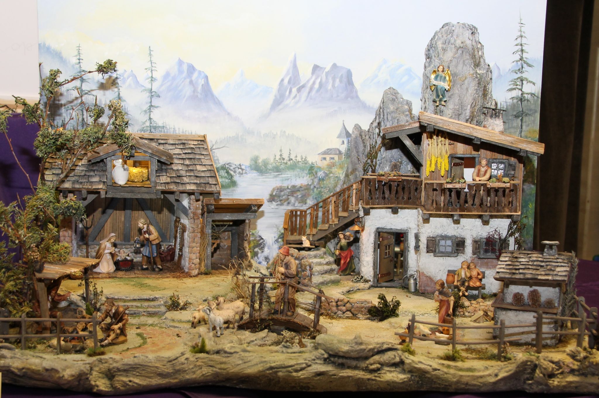 Knapp 40 Krippenwerke boten faszinierende Einblicke bei der zweitägigen Ausstellung in Buch.