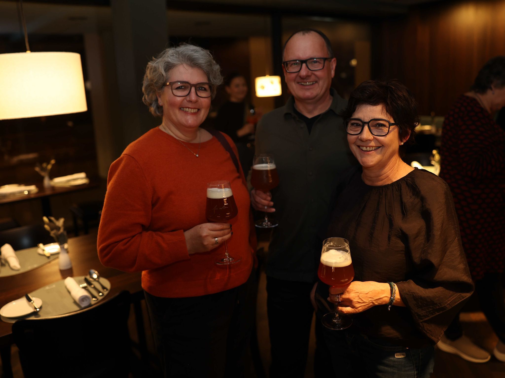 GR Cornelia Engler (Grünes Forum), Klaus und Claudia Latzer.