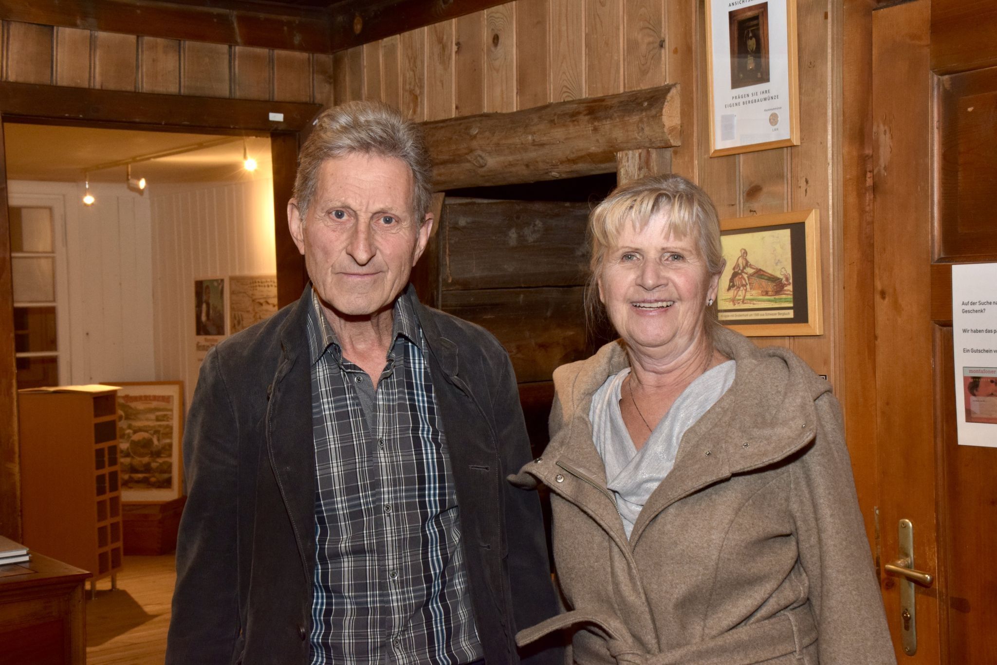 Einen etwas weiteren Weg hatten Ludwig und Gerlinde Boll zurückgelegt, um an der Adventfeier im Bergbaumuseum teilzunehmen.