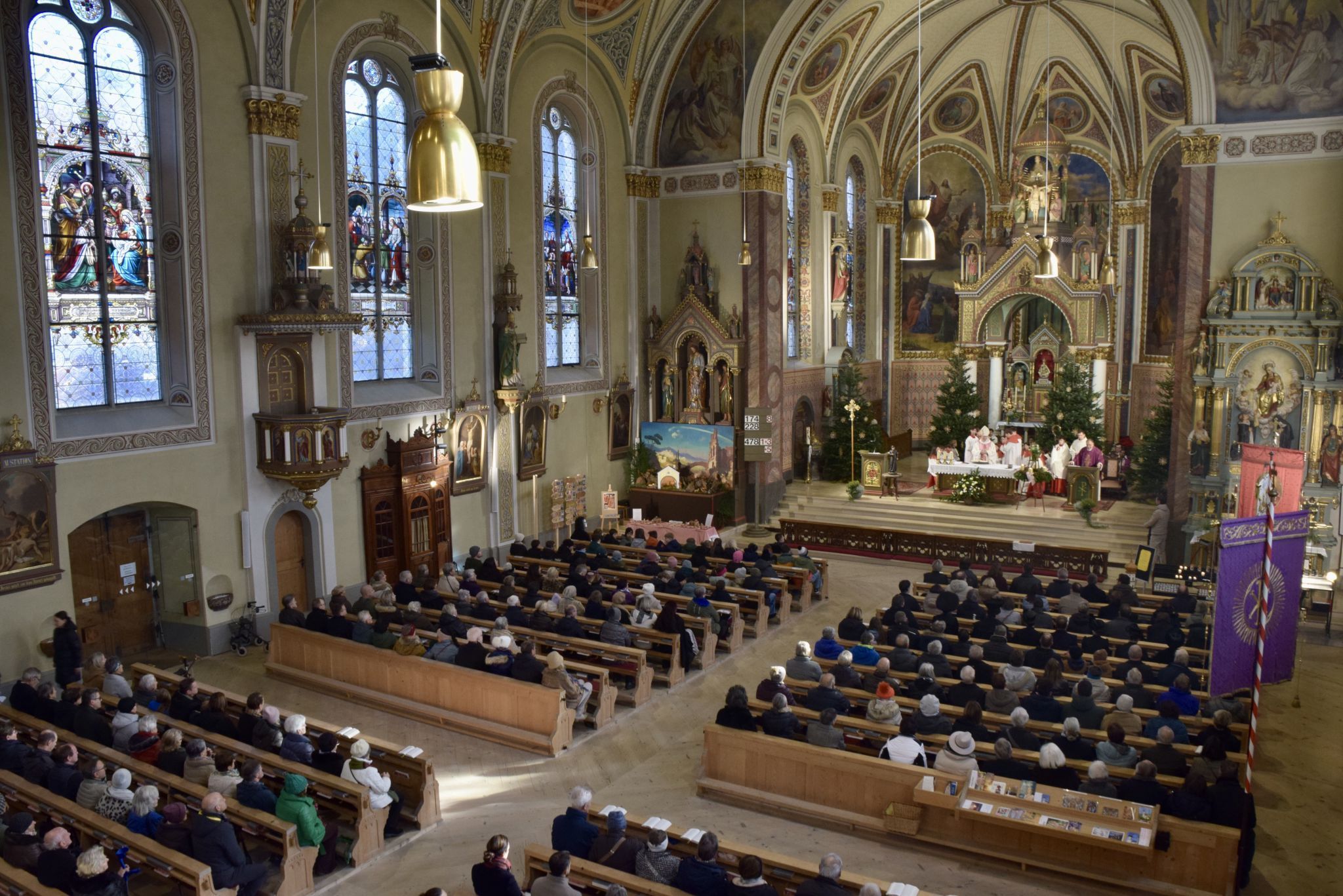 Messfeier anlässlich des Patroziniums St. Jodok in Schruns.