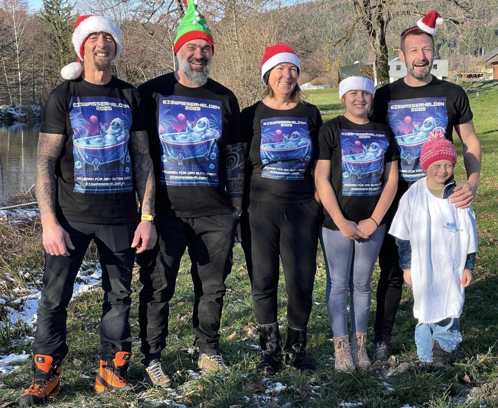 Ins kalte Wasser für den guten Zweck