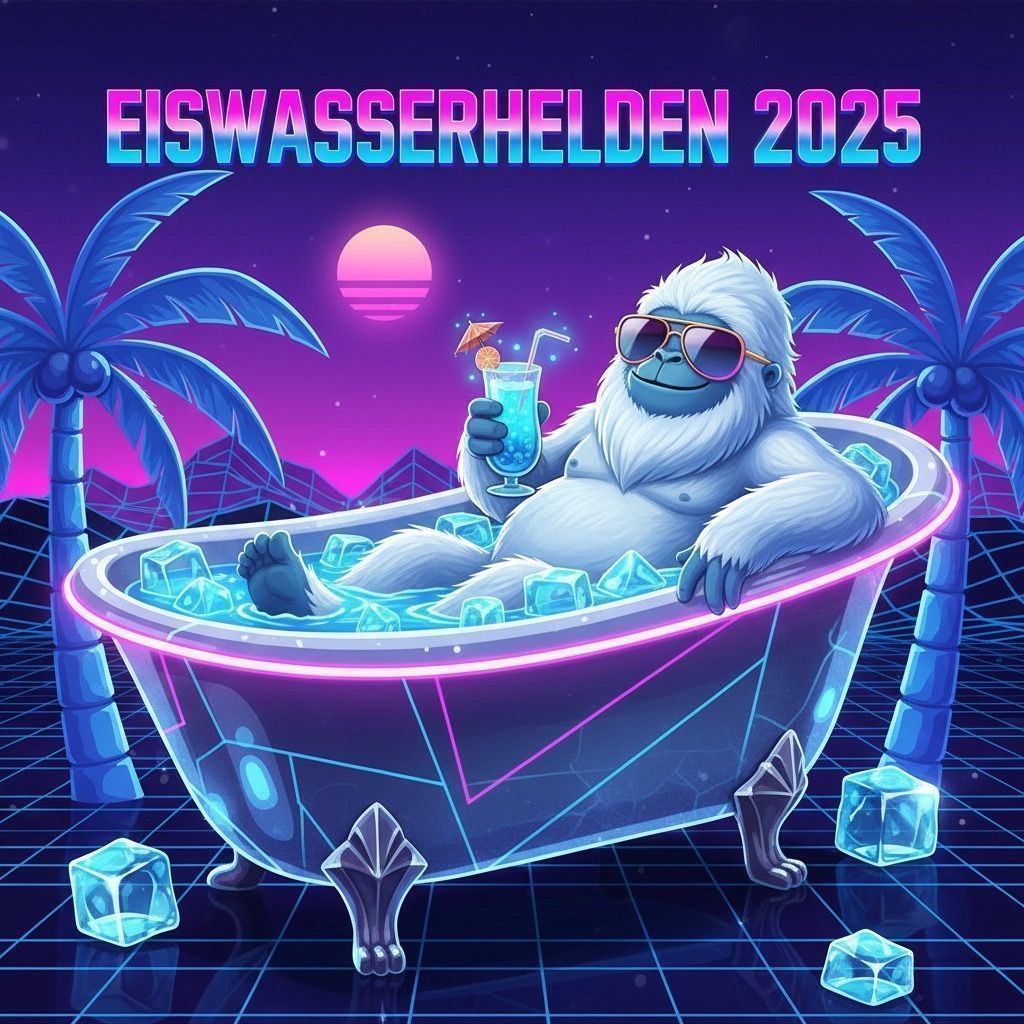 Ins kalte Wasser für den guten Zweck