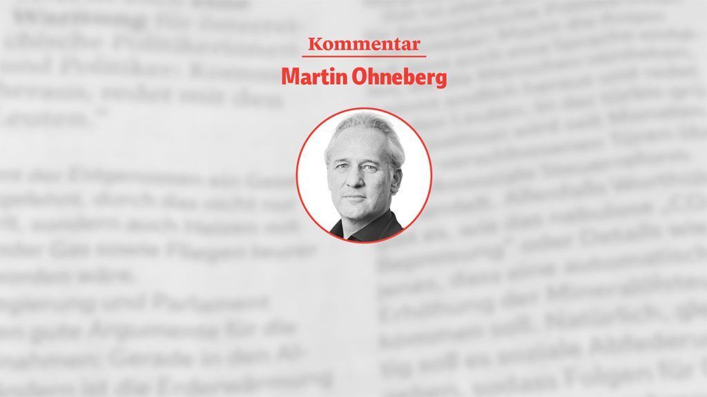 &#8220;Wenn die Wirtschaft schweigt, weil die Partei es anscheinend verlangt&#8221;