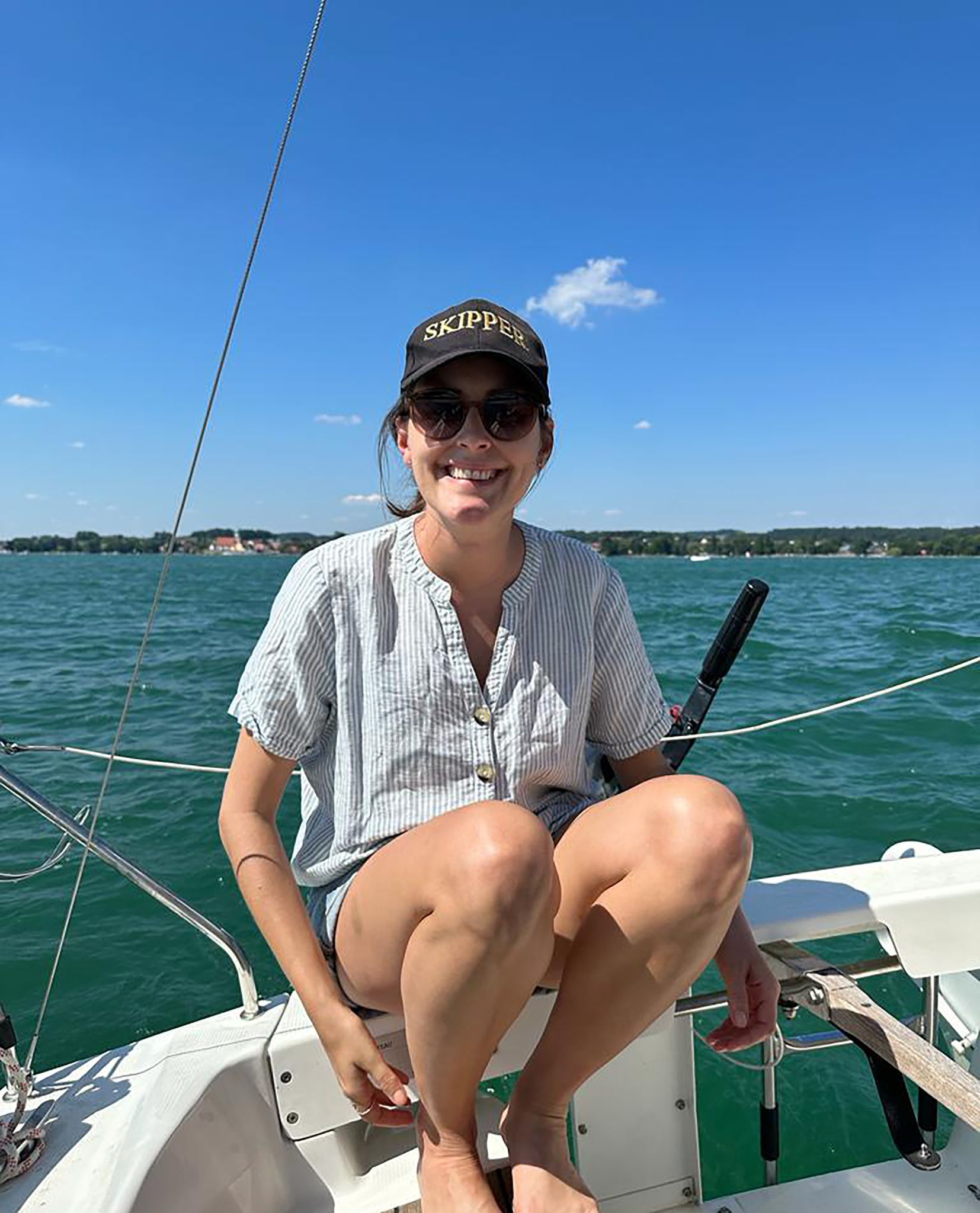 Segeln auf dem Bodensee zählt zu Sarahs Freizeitbeschäftigungen im Sommer. PRIVAT