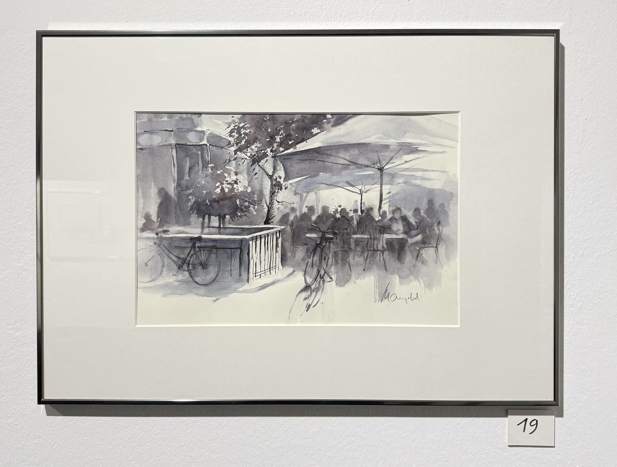 Schwarz Weiß Werke sind ebenso vertreten.