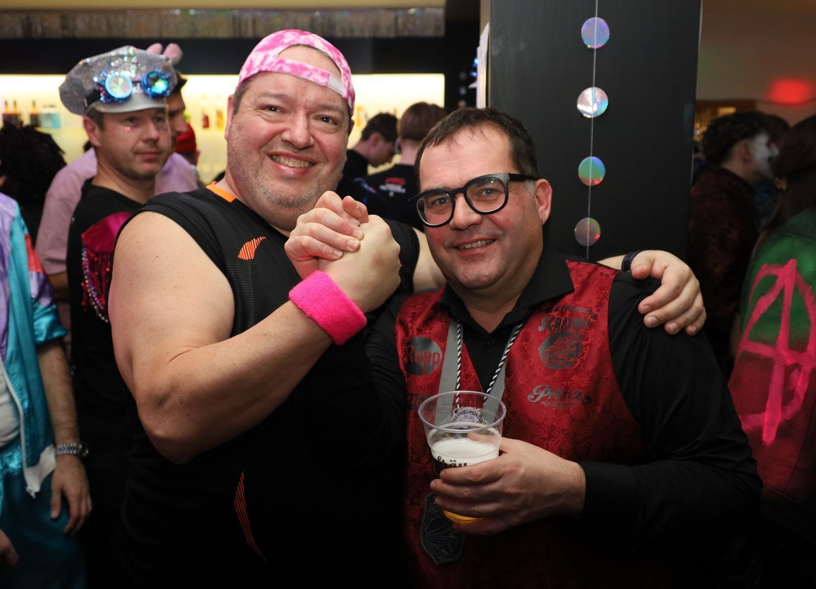 Franz und Christian (vlnr)beim Bergerball