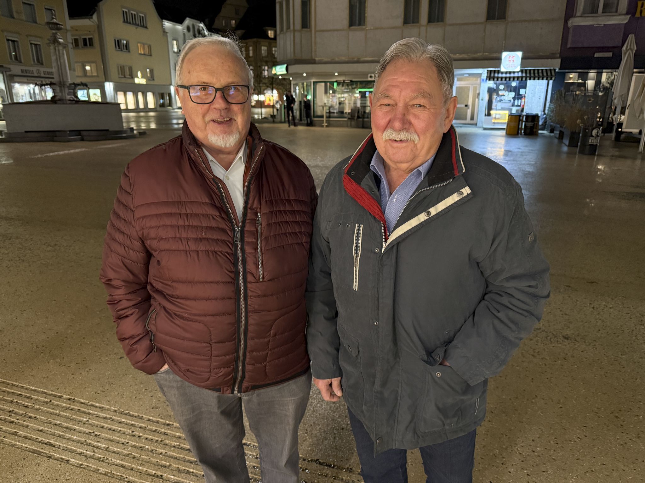 Manfred Madlener und Reinhard Hagspiel kamn nach Bregenz