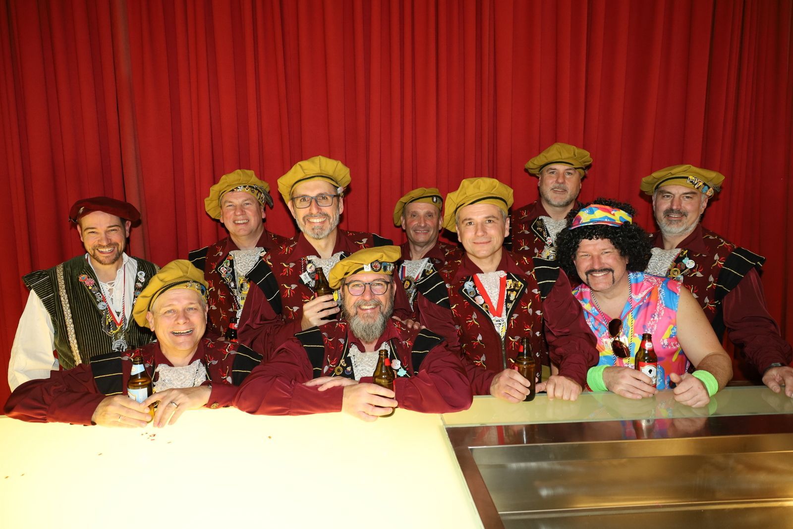 Hörbranzer Raubritter mit „Drittelobmann“ Markus Baumgärtner (2vr)