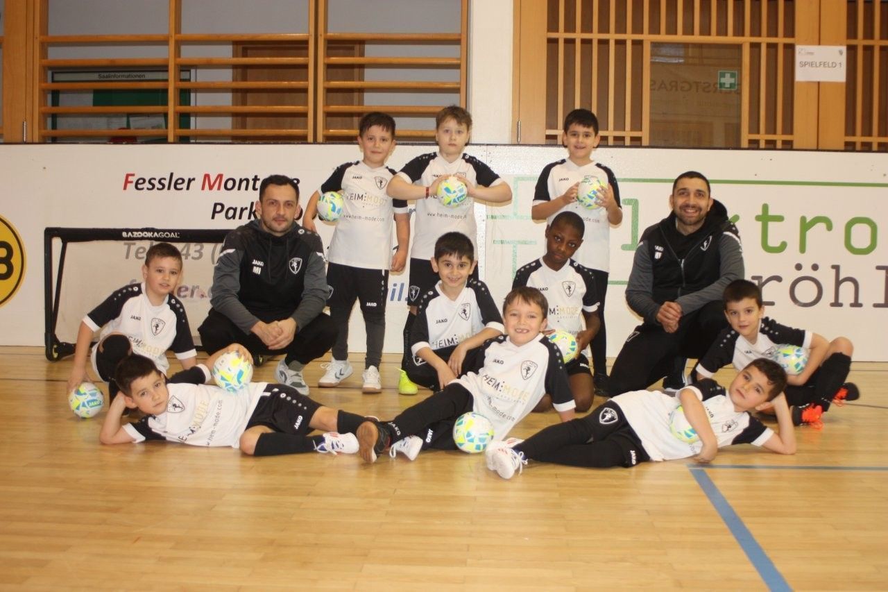 Die U-7-Mannschaft von Rätia Bludenz war in Schlins ein Hingucker.