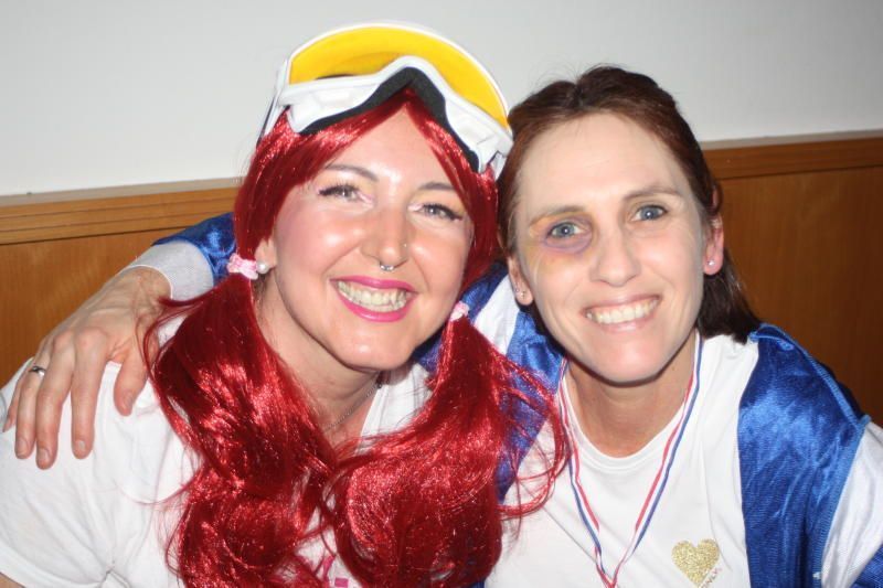 Anna und Maria amüsierten sich prächtig. 