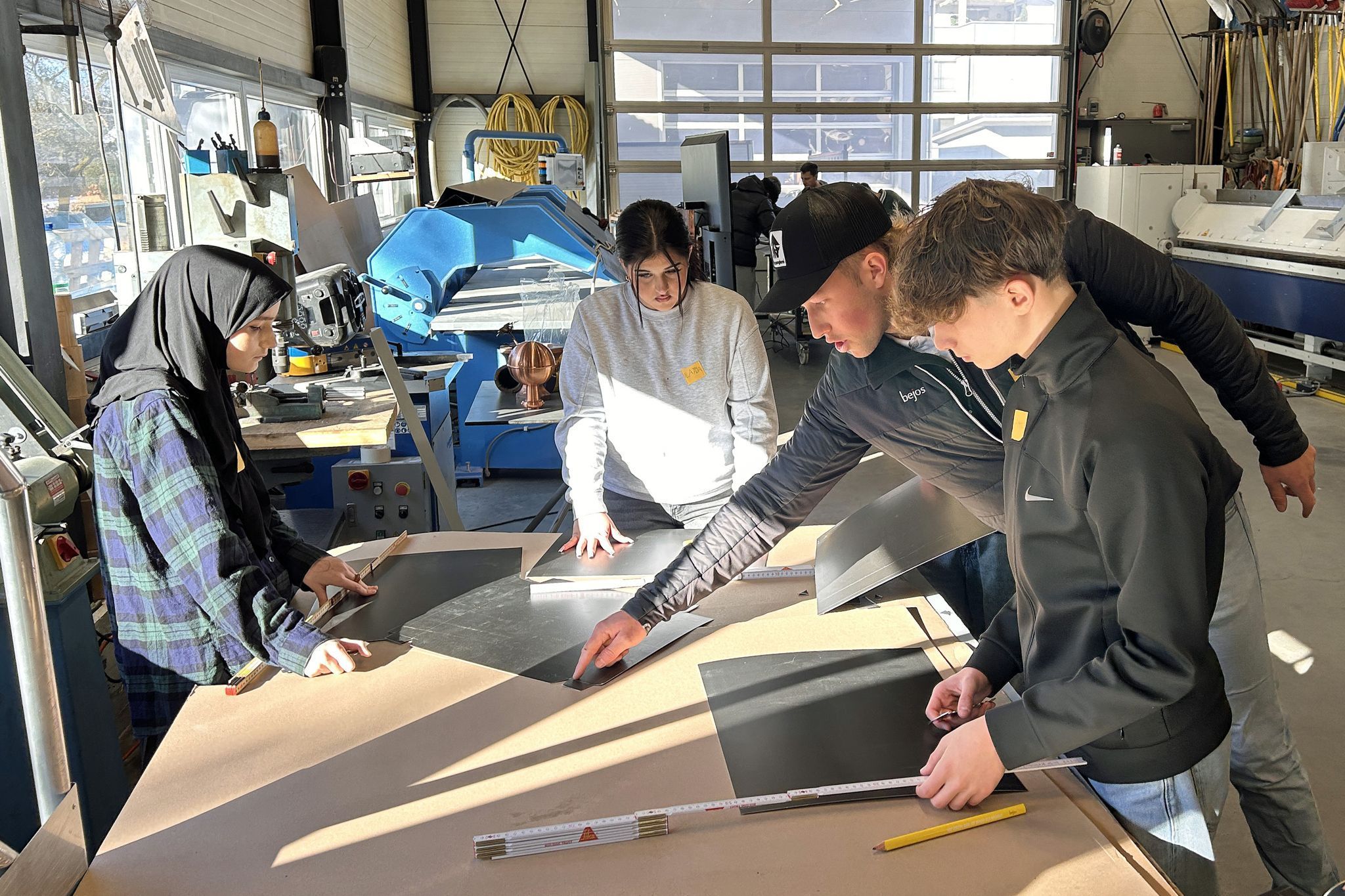 Schritt für Schritt wurden die Arbeiten gemeinsam umgesetzt.