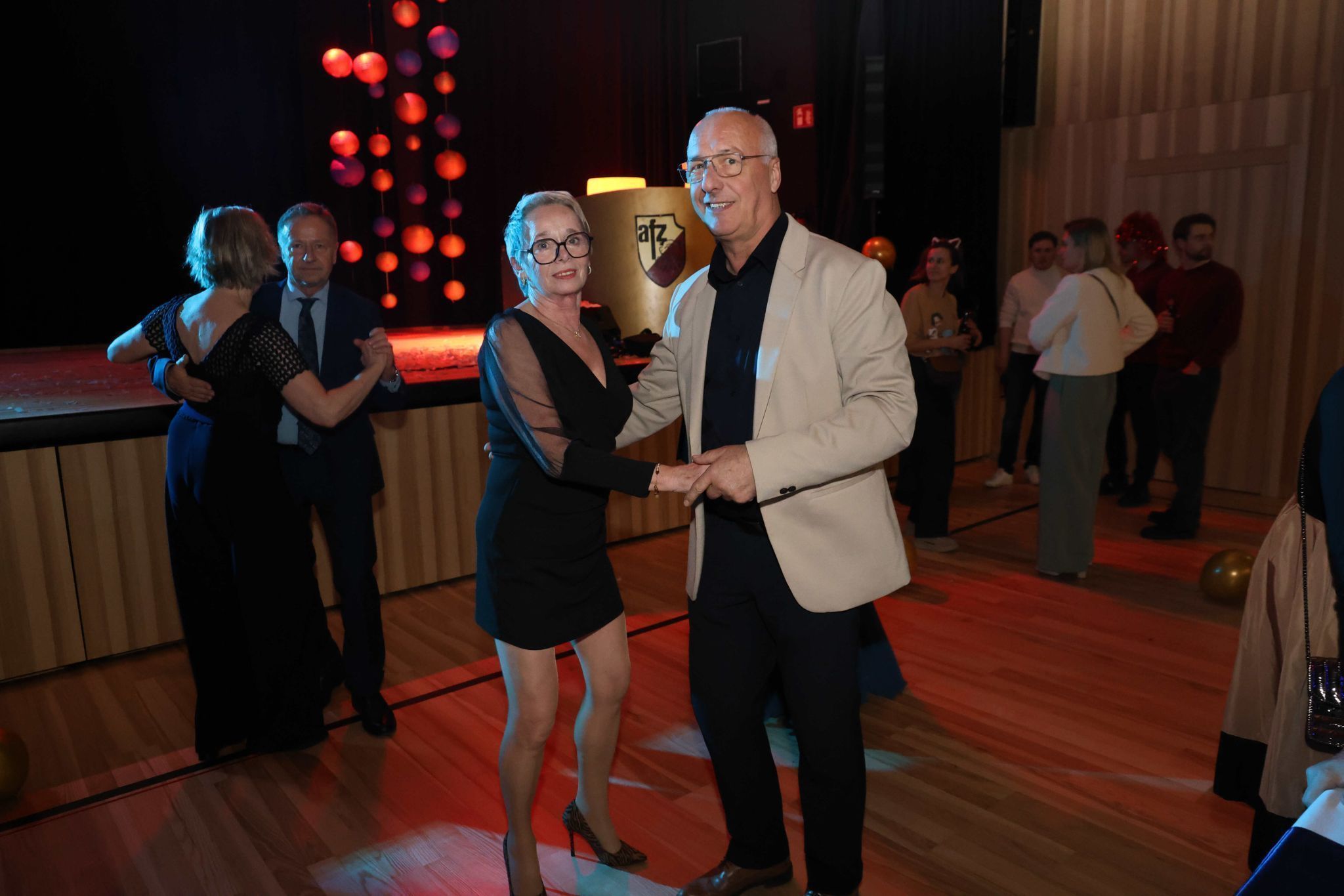 Ortsvorsteherin Silvia Fröhle und Günter.