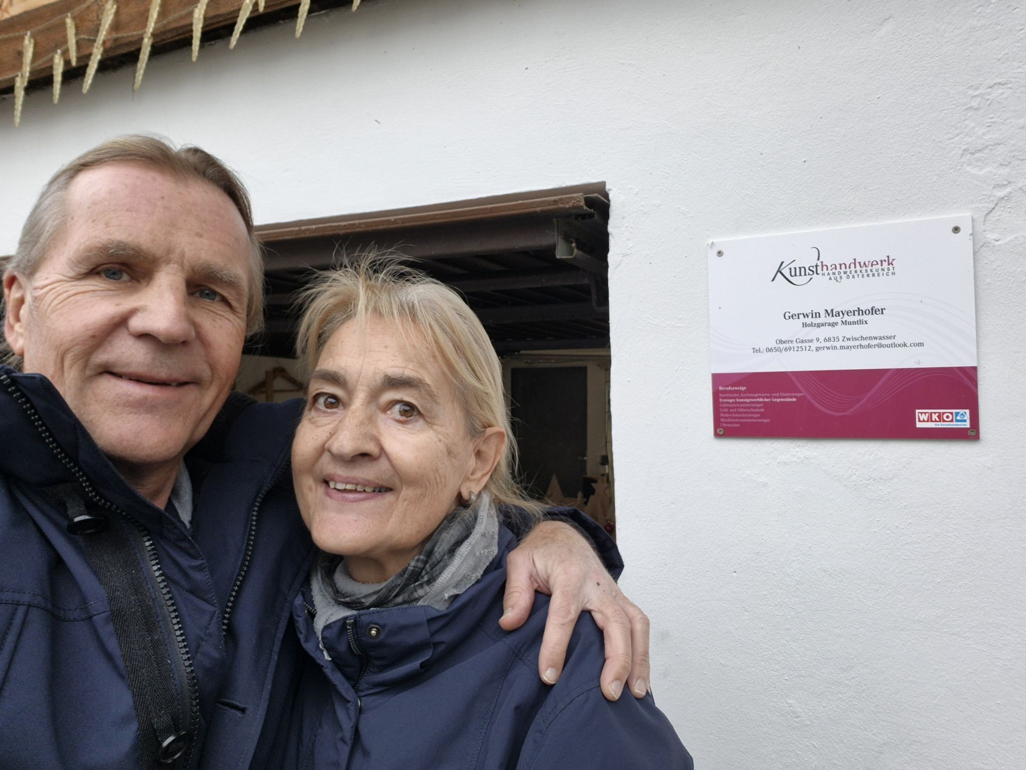 Gerwin und Erika Mayerhofer betreiben die Holzgarage