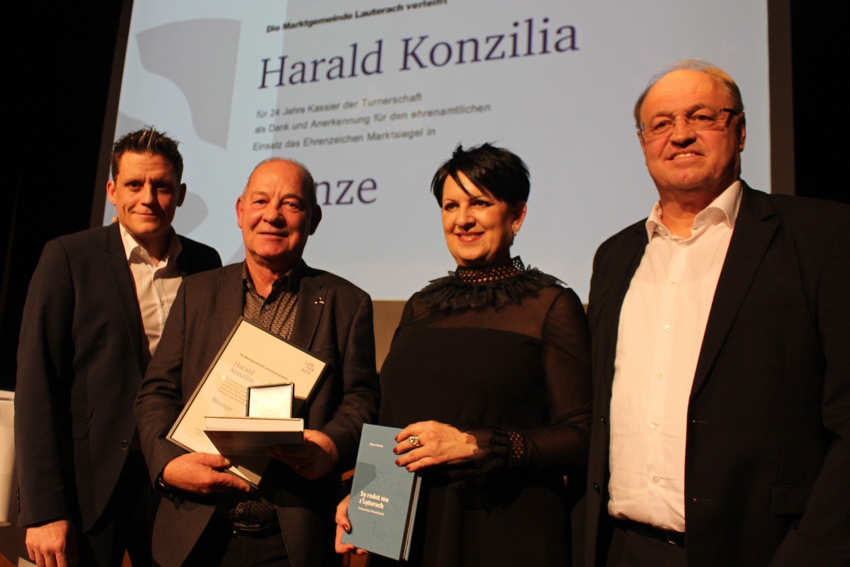 Harald Konzilia, 24 Jahre Kassier der Turnerschaft 
