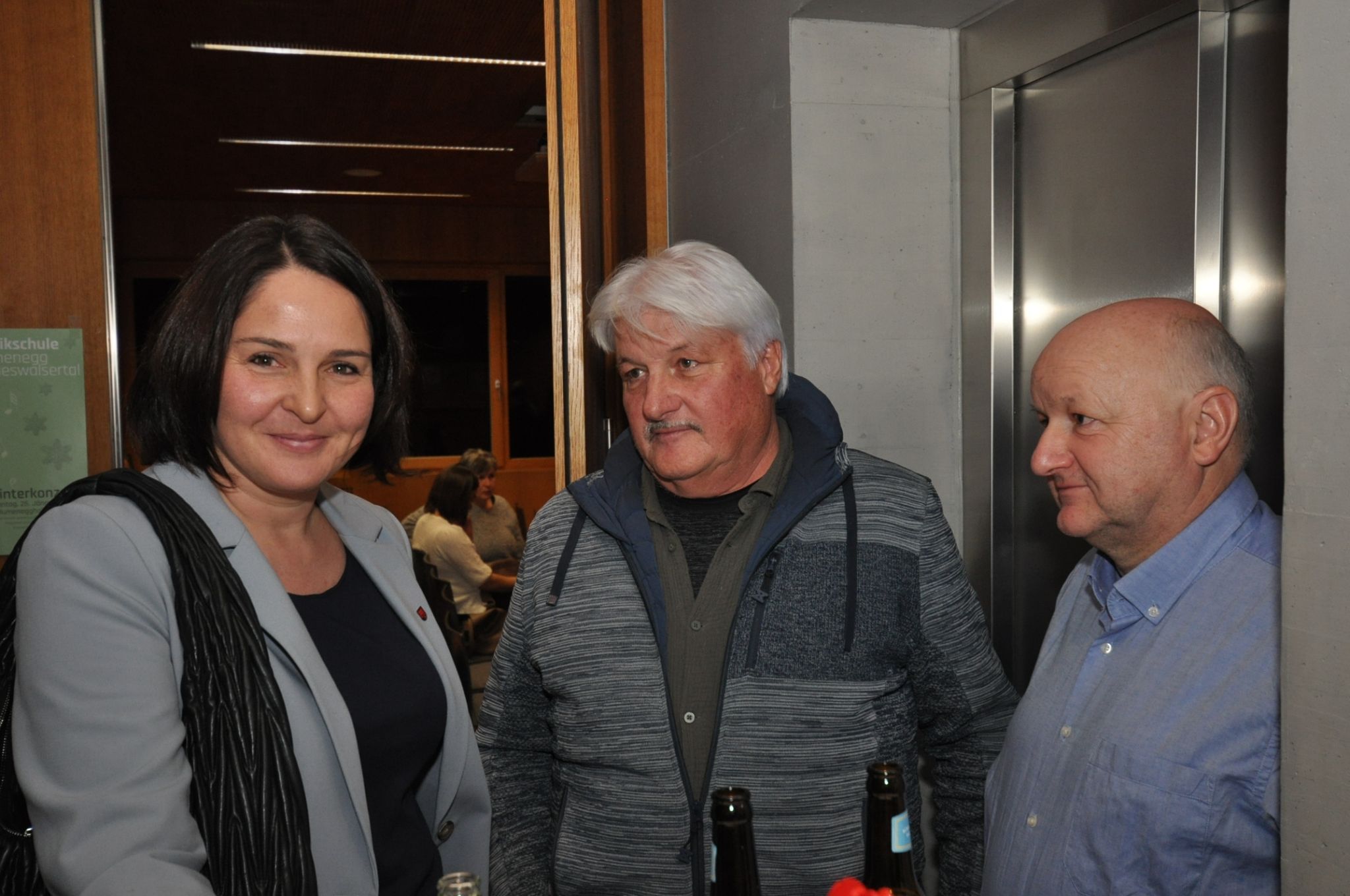 9.	Monika Vonier, Karl Türtscher und Erwin Dünser