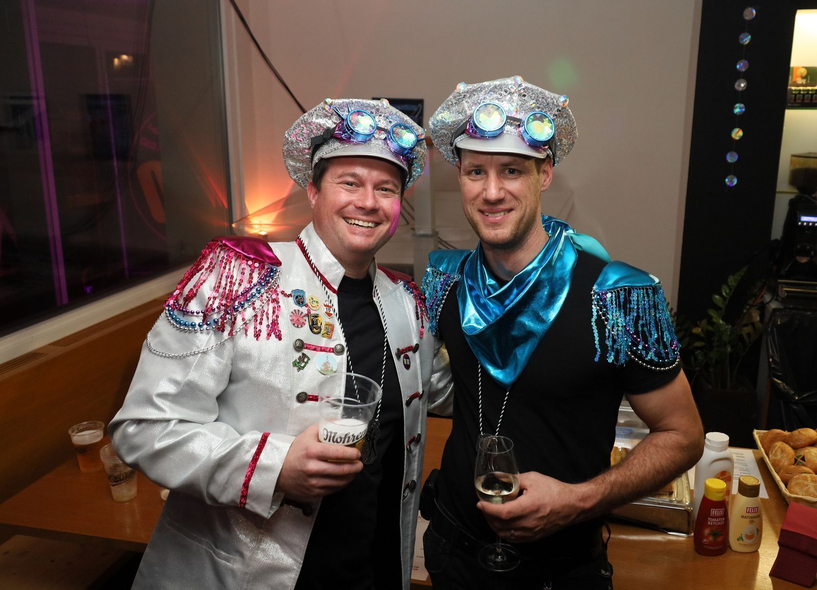 die ersten neuen Ordensträger: Andreas Bickel und Andreas Jochum