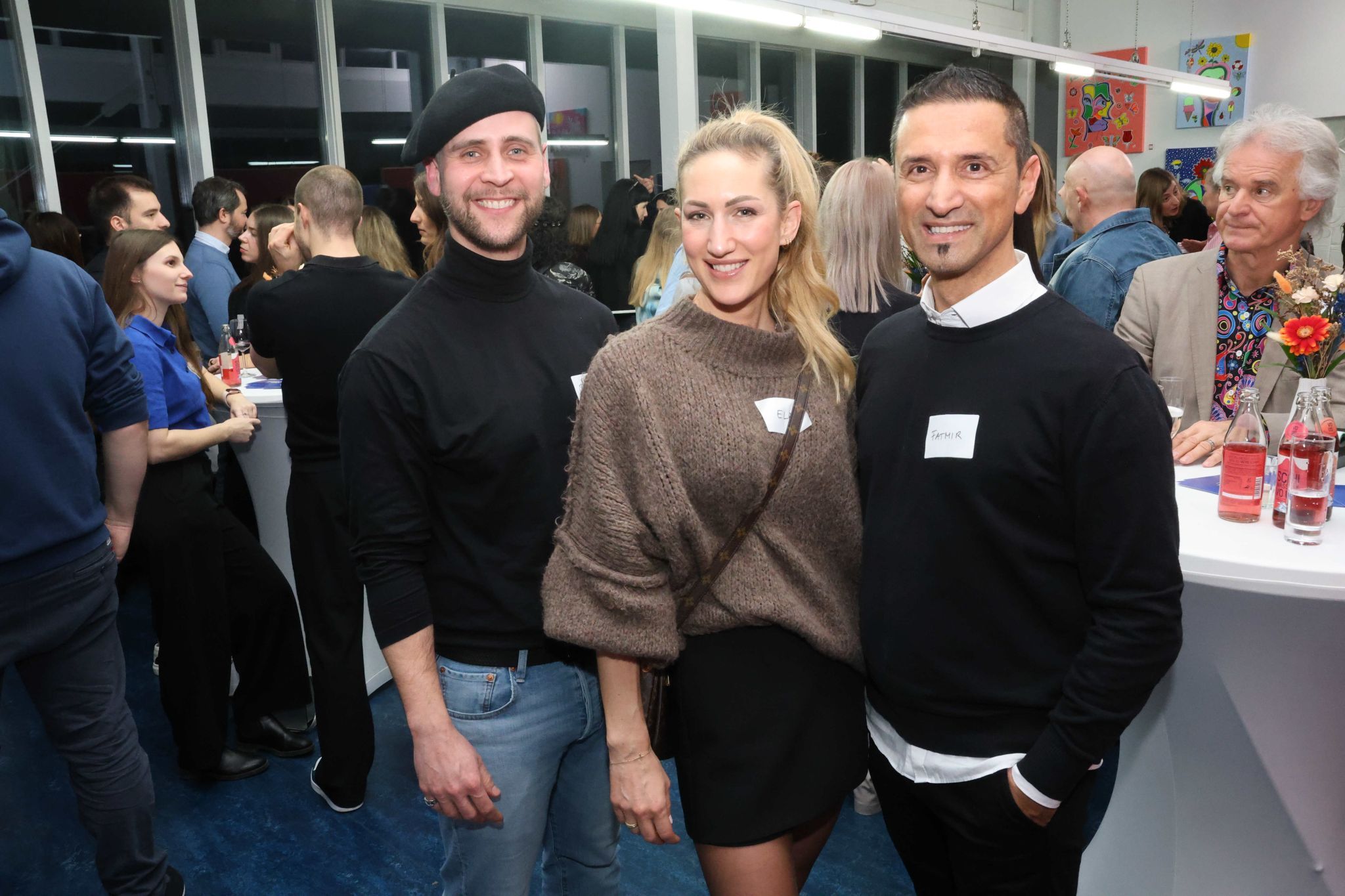 Bernd Tomaselli, Ela und Fatmir Zuberi.