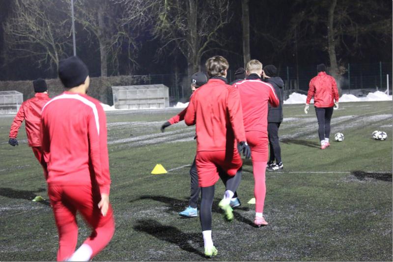 Aufwärmprogramm war sehr intensiv. 