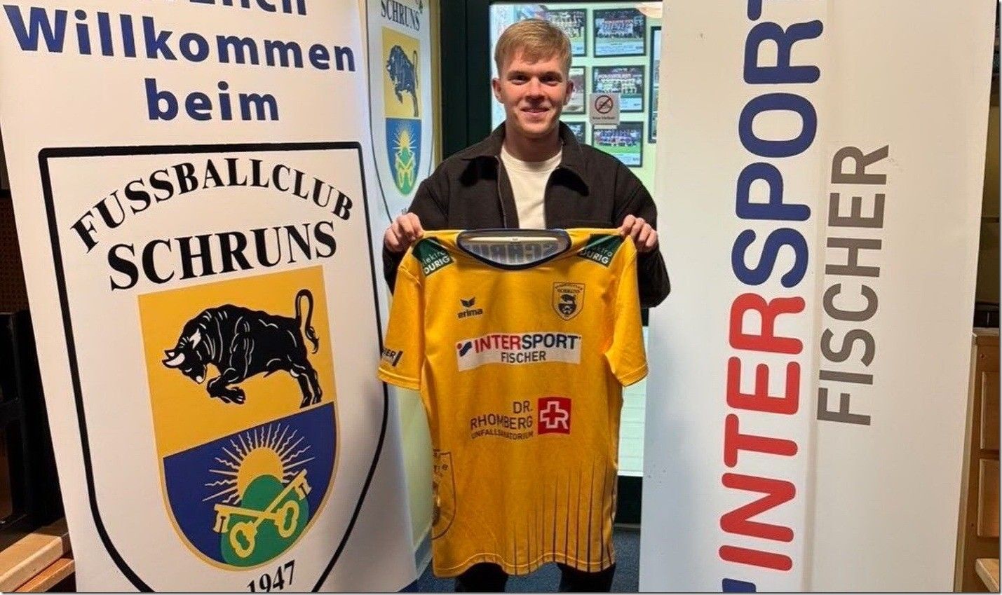 Lucas Tschanz kommt von Hochmontafon ins Stadion Wagenweg.