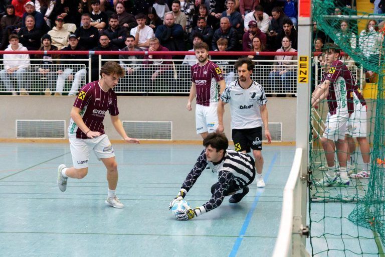 Goalie Robin Fink spitzelt Wolfurt zum ersten Heim-Masters-Triumph